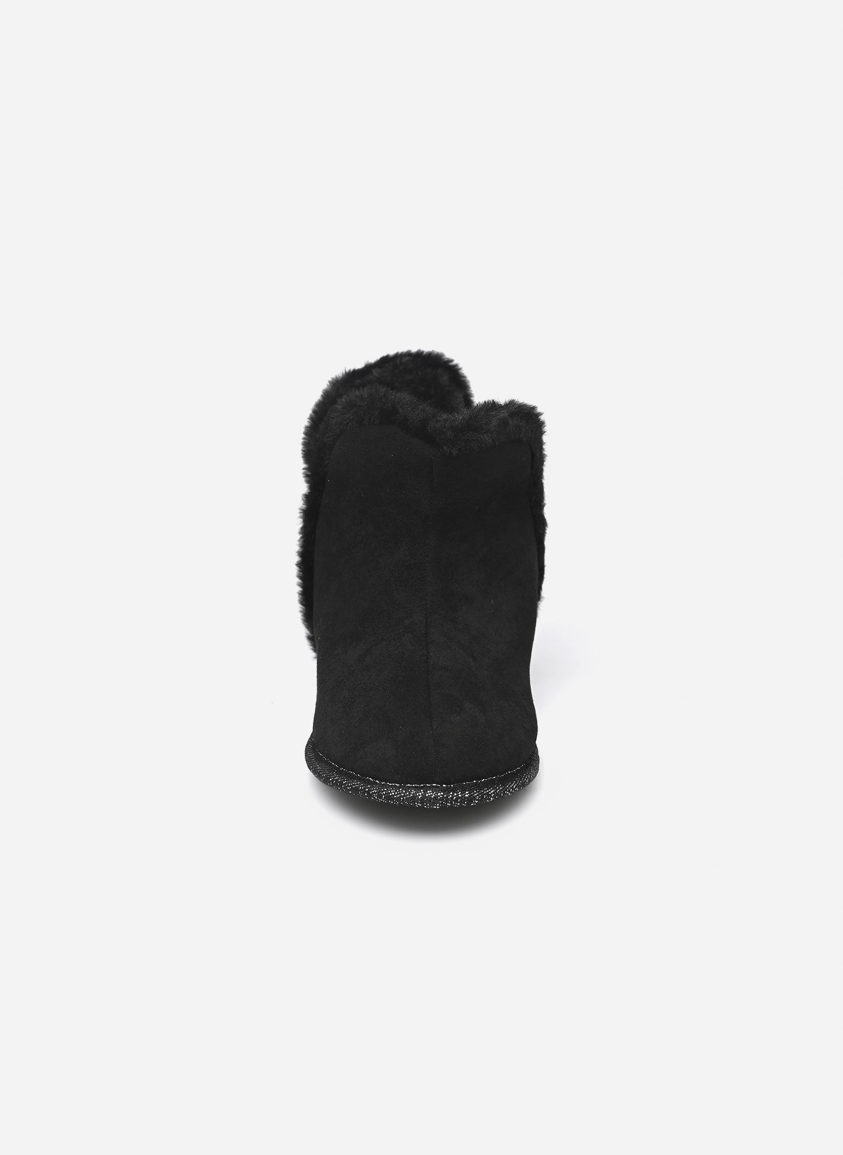 Chaussons Bottillon - Suedine et Fourrure femme noir Isotoner Chaussons Bottillon - Suedine et Fourrure femme noir NOIR