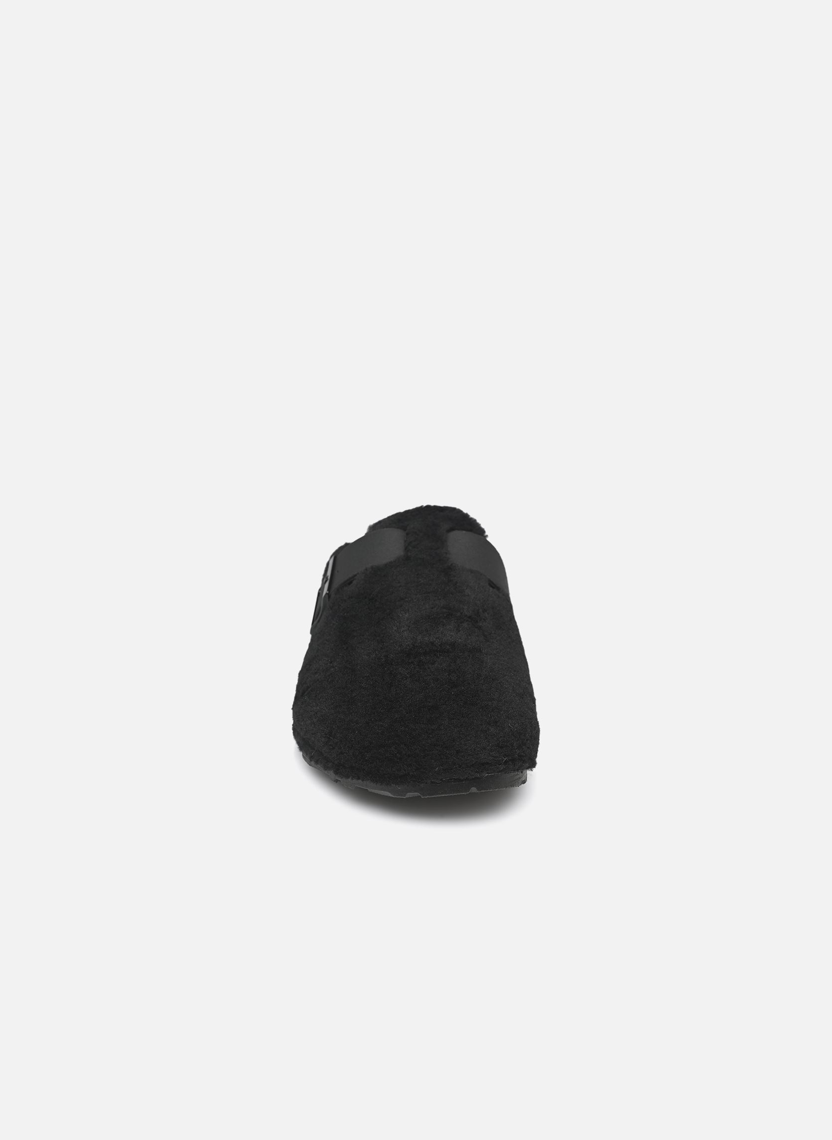 Chaussons Mule - Fourrure - Semelle Ultra Souple - homme noir Isotoner Chaussons Mule - Fourrure - Semelle Ultra Souple - homme noir Noir