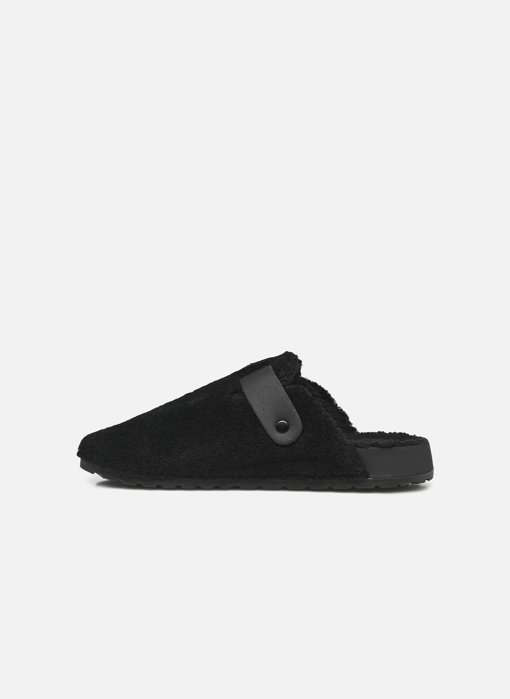Chaussons Mule - Fourrure - Semelle Ultra Souple - homme noir Isotoner Chaussons Mule - Fourrure - Semelle Ultra Souple - homme noir Noir