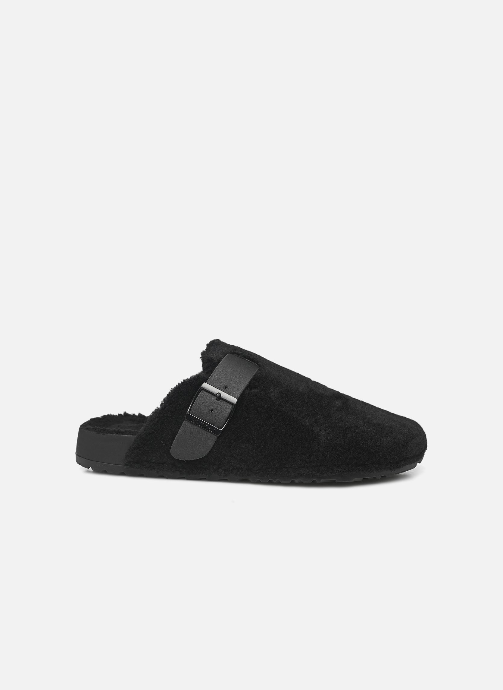 Chaussons Mule - Fourrure - Semelle Ultra Souple - homme noir Isotoner Chaussons Mule - Fourrure - Semelle Ultra Souple - homme noir Noir