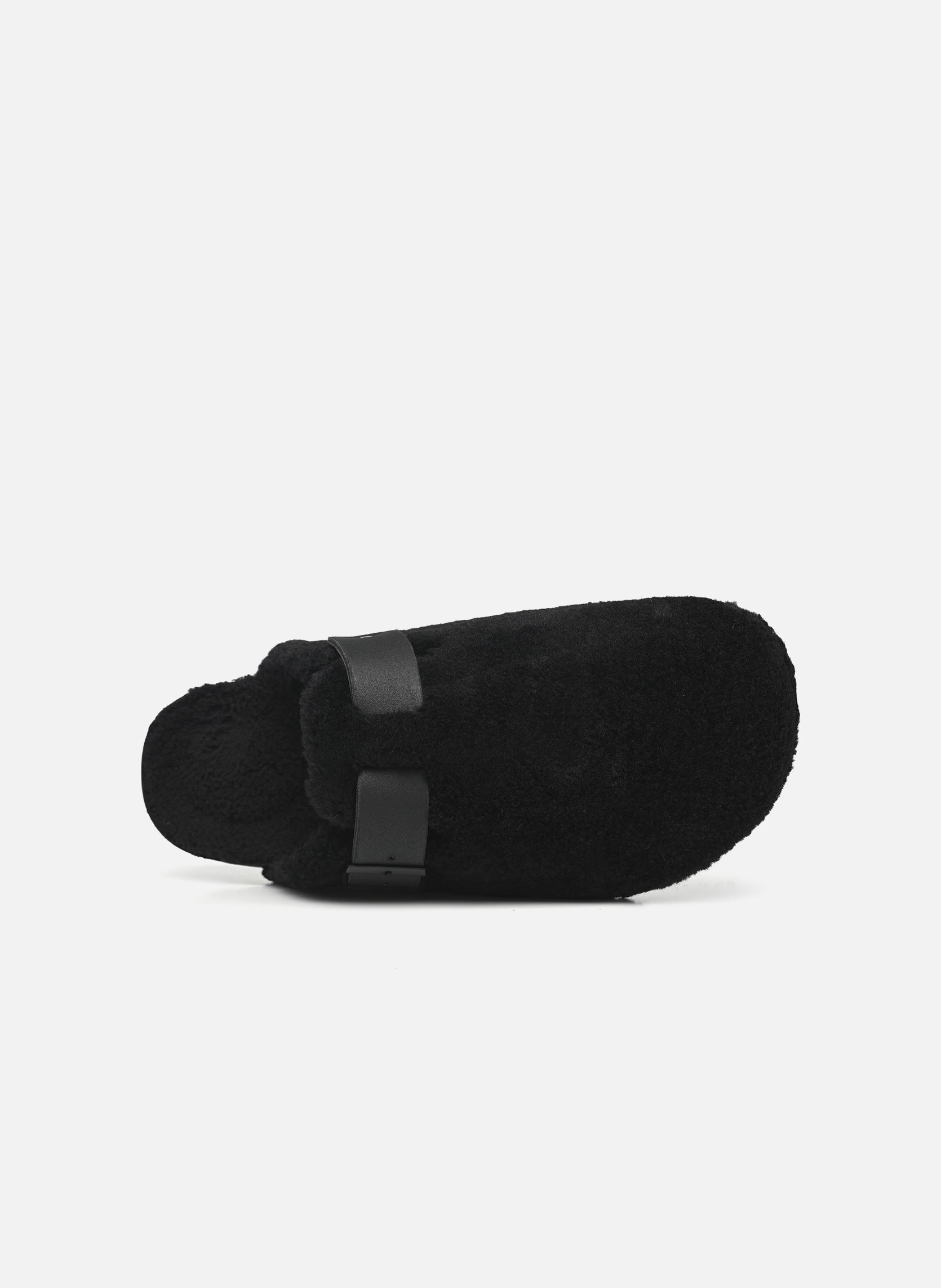 Chaussons Mule - Fourrure - Semelle Ultra Souple - homme noir Isotoner Chaussons Mule - Fourrure - Semelle Ultra Souple - homme noir Noir