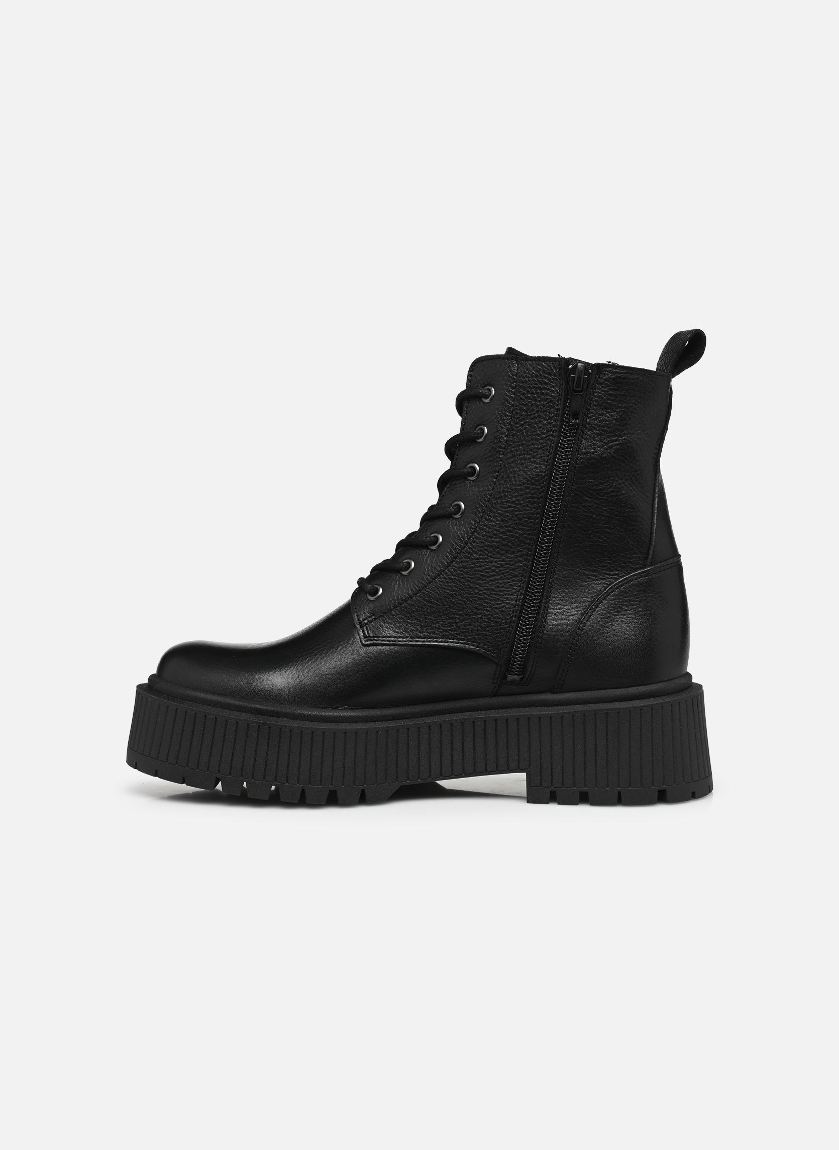 Bottines à lacets Amba femme noir Texto Bottines à lacets Amba femme noir Noir