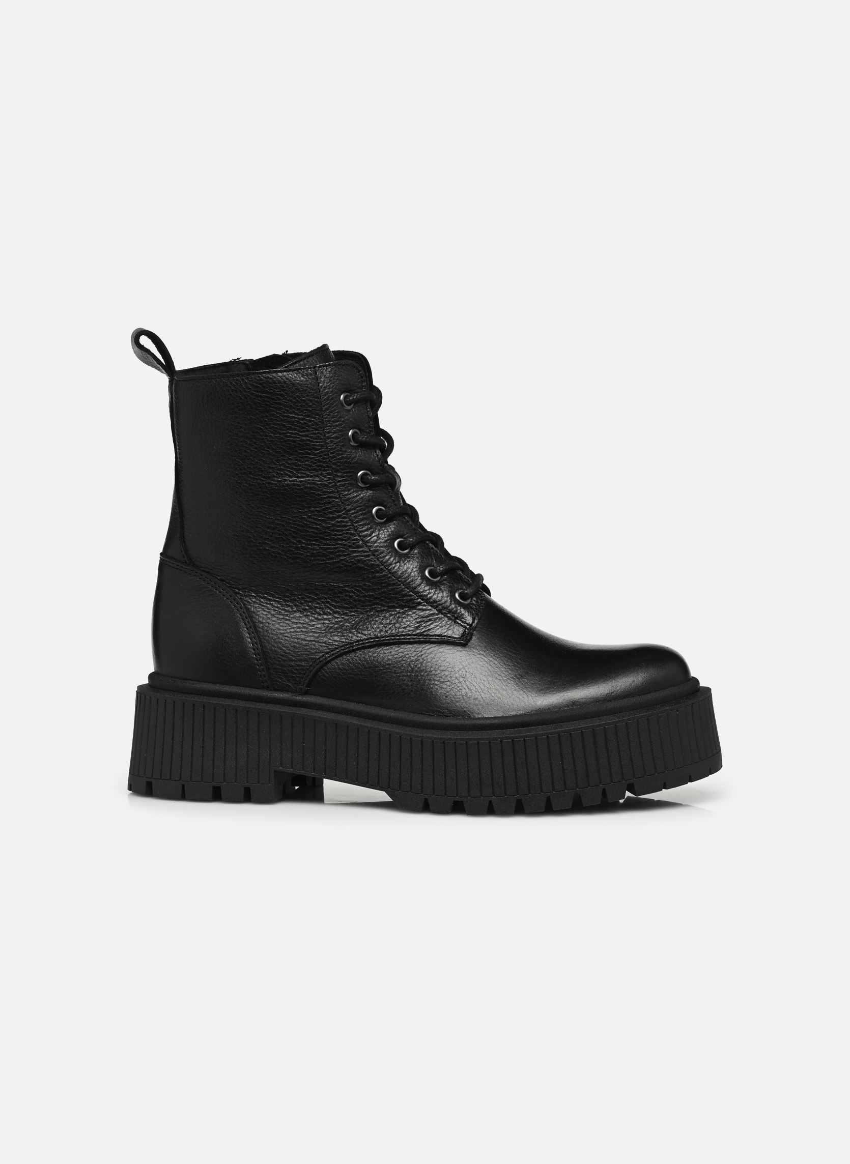 Bottines à lacets Amba femme noir Texto Bottines à lacets Amba femme noir Noir
