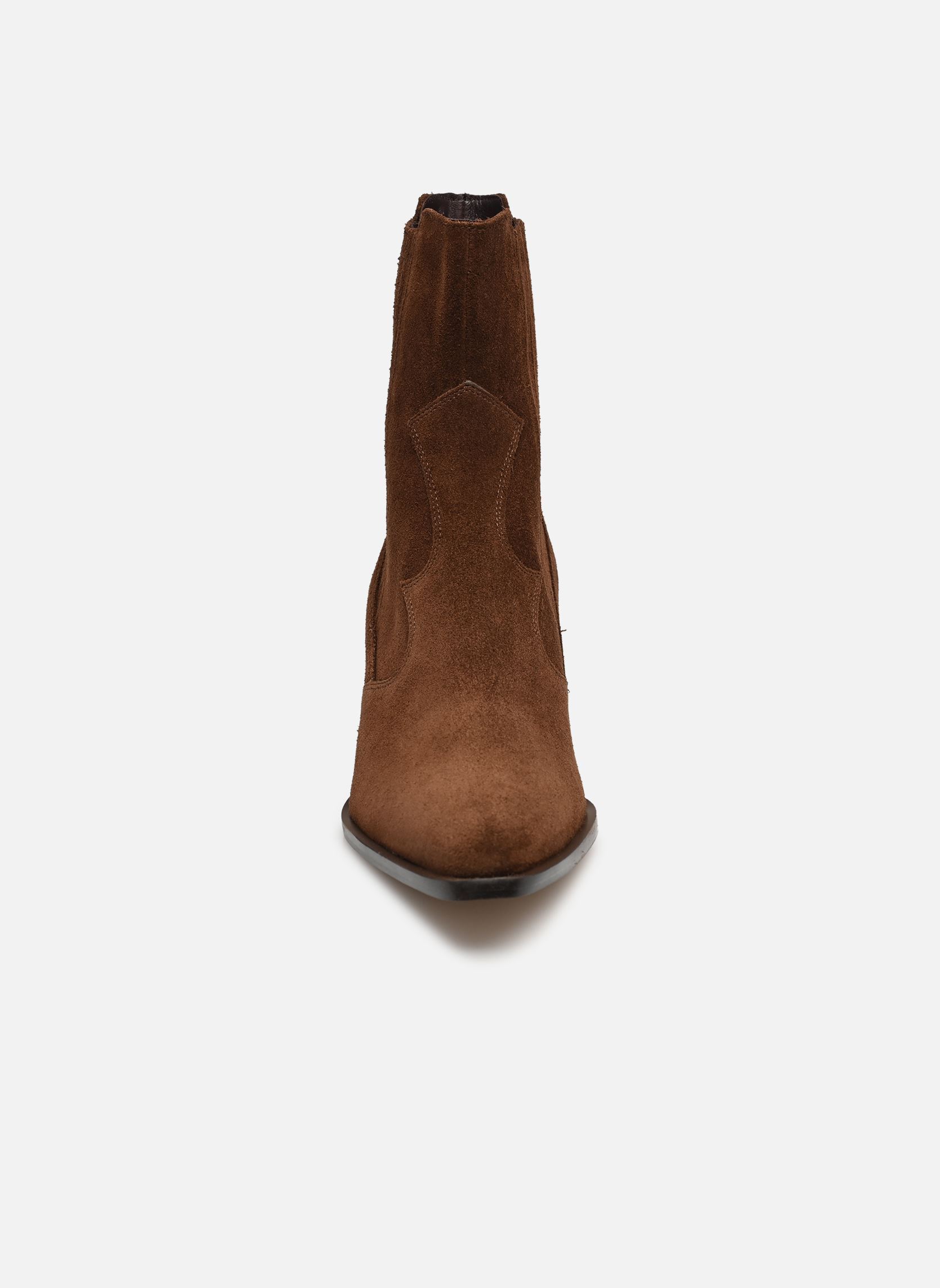 Bottines basses MICKA femme marron Bocage Bottines basses MICKA femme marron VELOURS MARRON