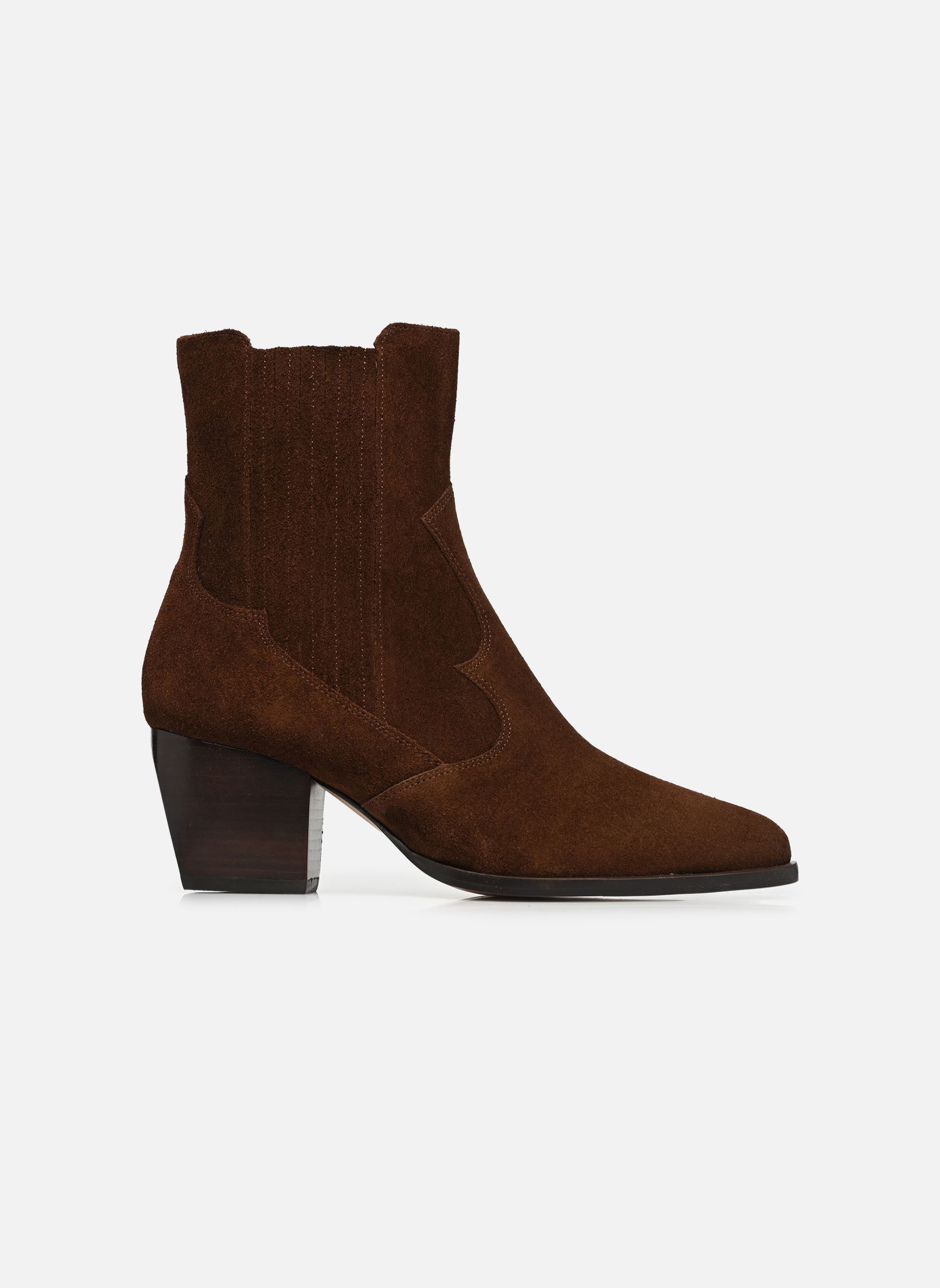 Bottines basses MICKA femme marron Bocage Bottines basses MICKA femme marron VELOURS MARRON