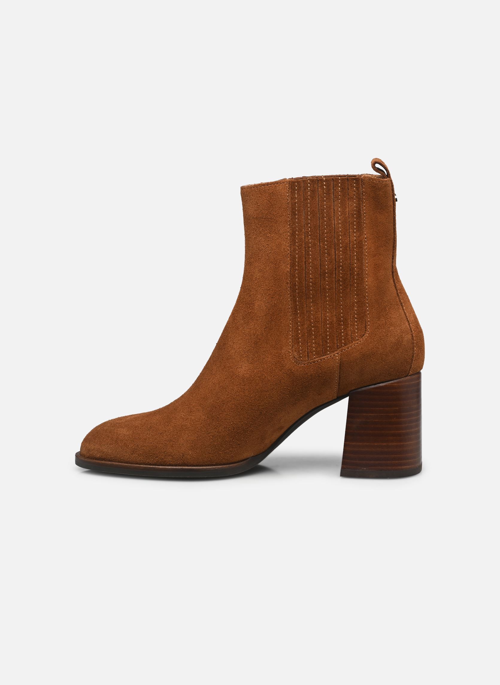 Bottines et boots MANON femme marron Bocage Bottines et boots MANON femme marron CAMEL