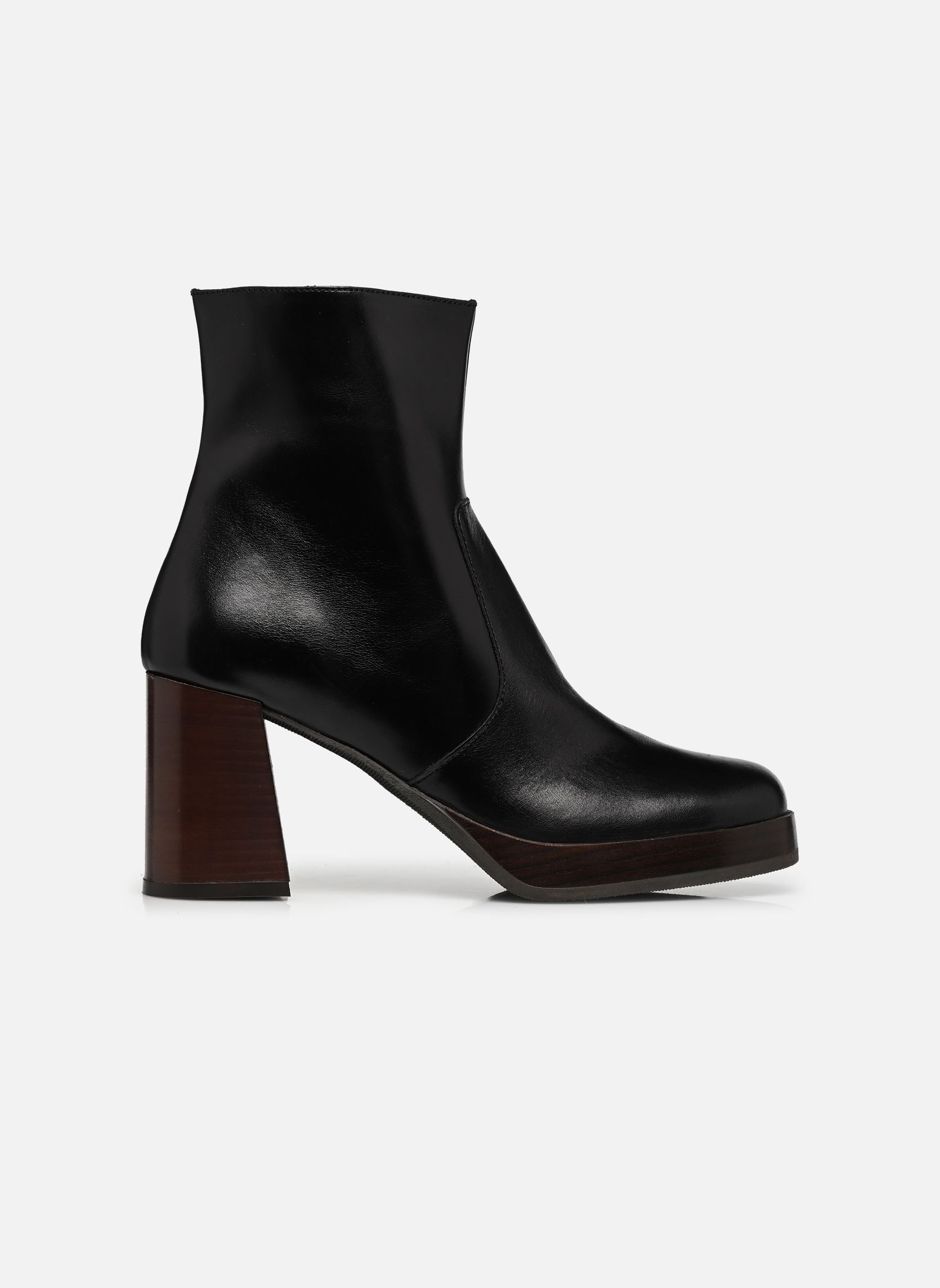 Bottines basses EZRA femme noir Bocage Bottines basses EZRA femme noir CUIR NOIR/AUTRE