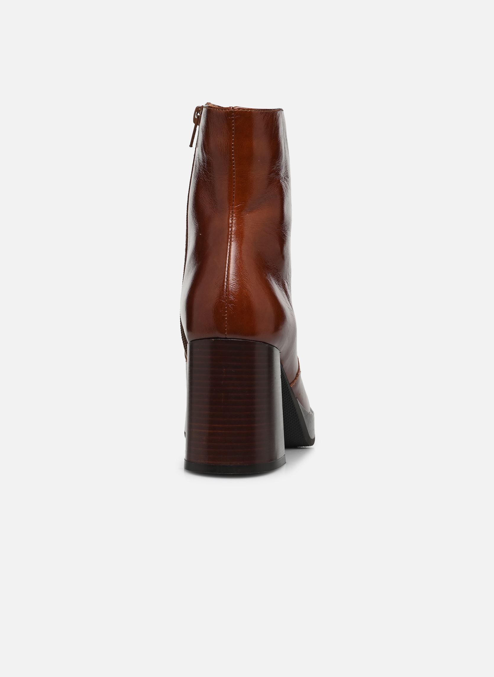 Lage enkellaarsjes EZRA dames bruin Bocage Lage enkellaarsjes EZRA dames bruin COGNAC