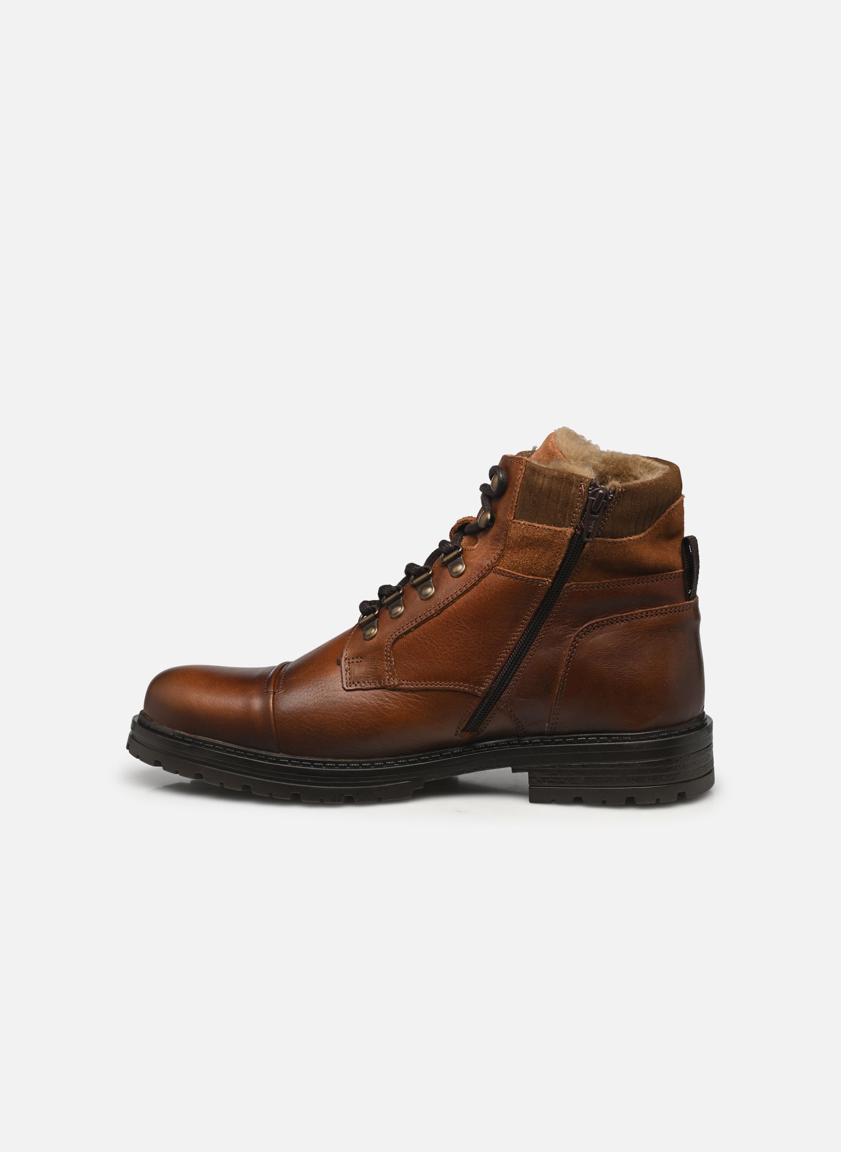 Bottines à lacets TIBERE homme marron Bocage Bottines à lacets TIBERE homme marron COGNAC