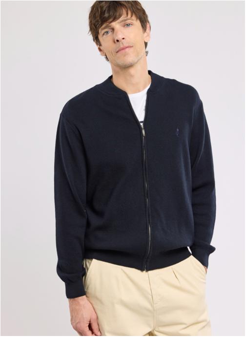 Bérac Gilets Gilet R0607 jean brut homme bleu