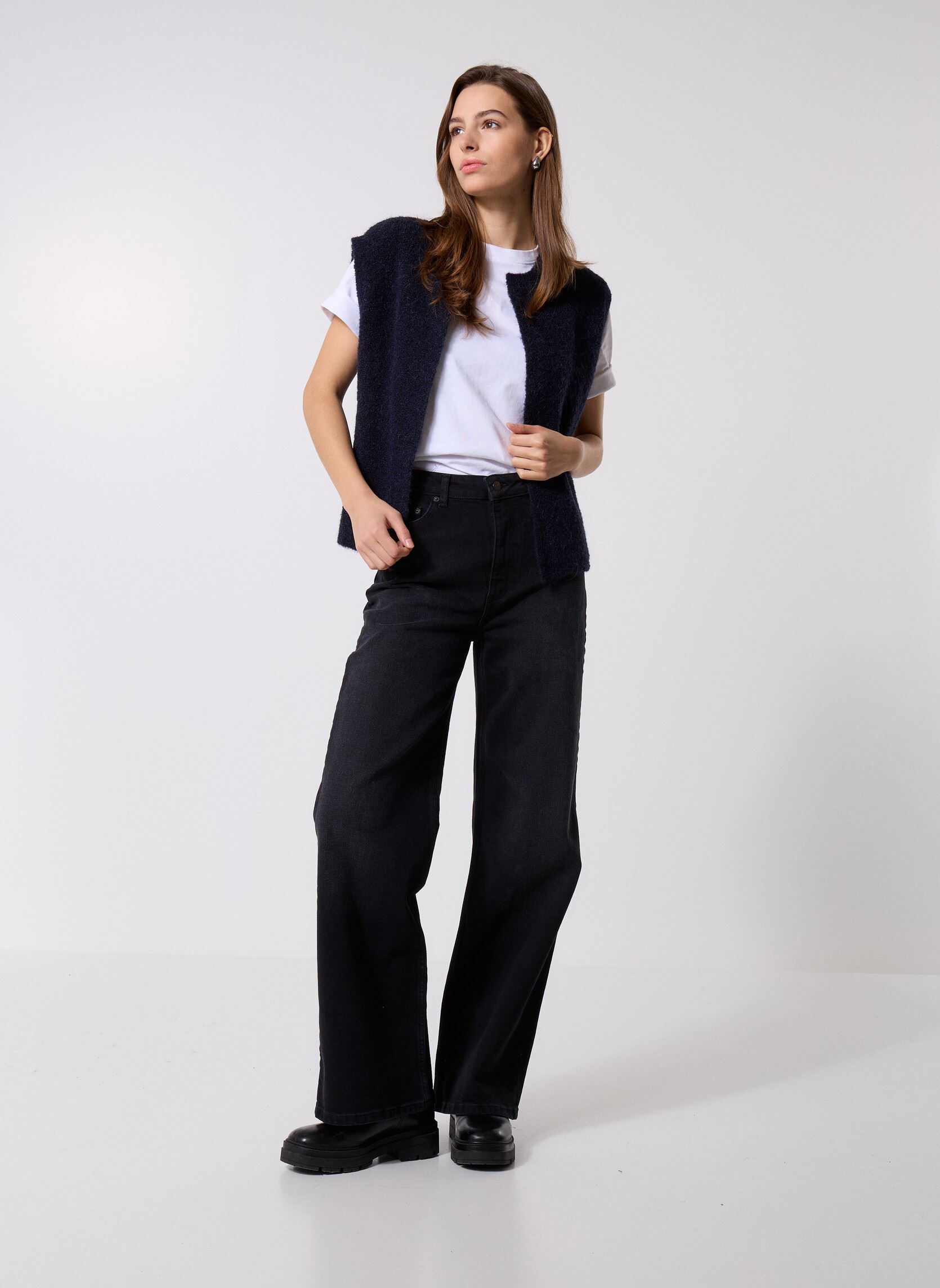 Gilets Achille femme marine Des Petits Hauts Gilets Achille femme marine MARINE