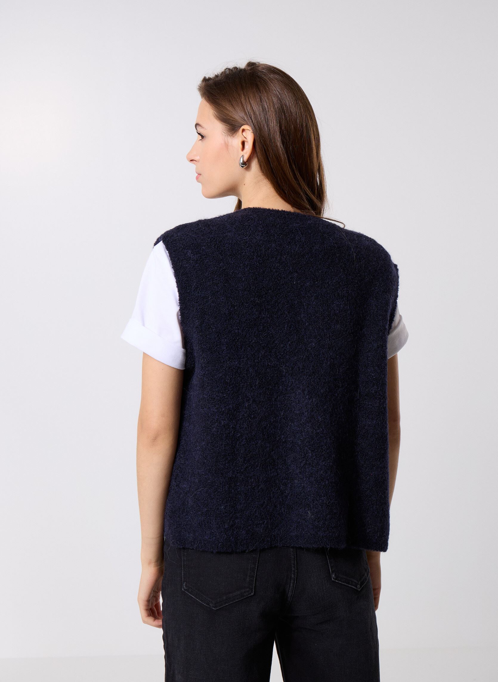 Gilets Achille femme marine Des Petits Hauts Gilets Achille femme marine MARINE