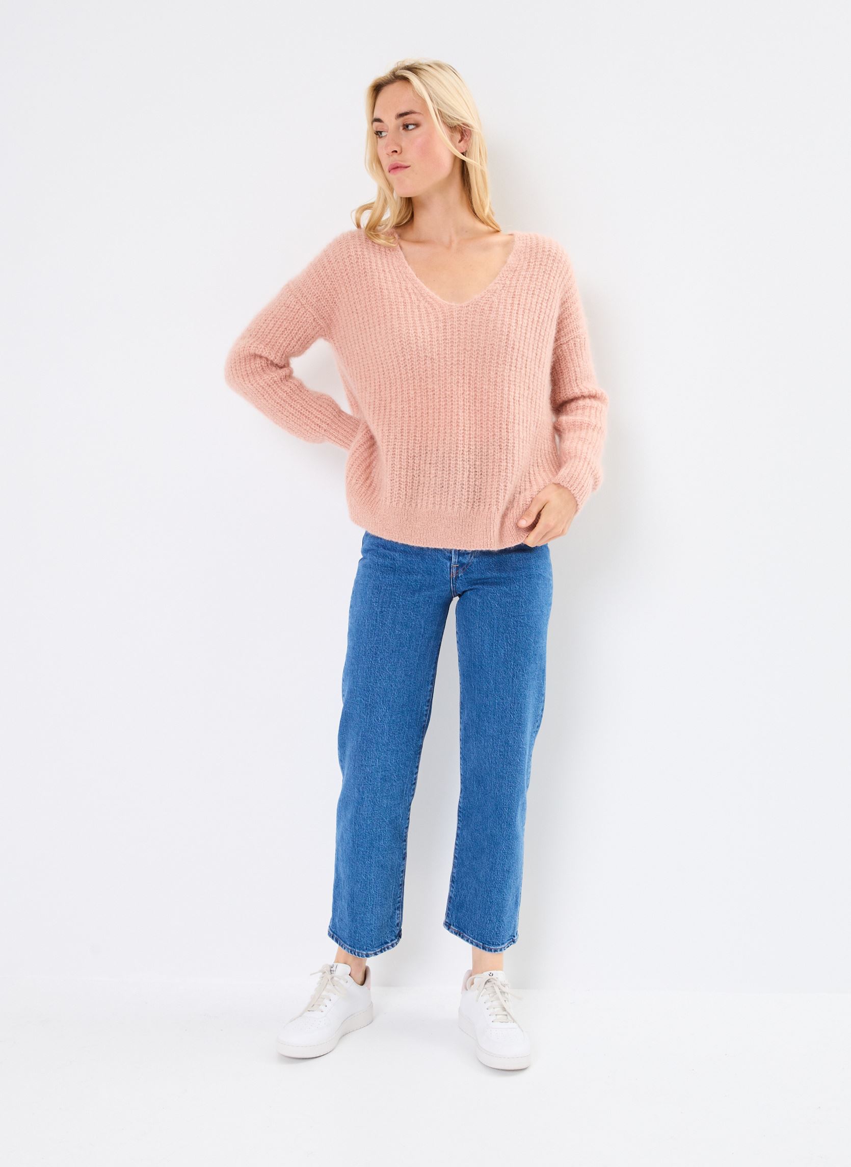 Pullover Charlie damen beige Des Petits Hauts Pullover Charlie damen beige Naturel
