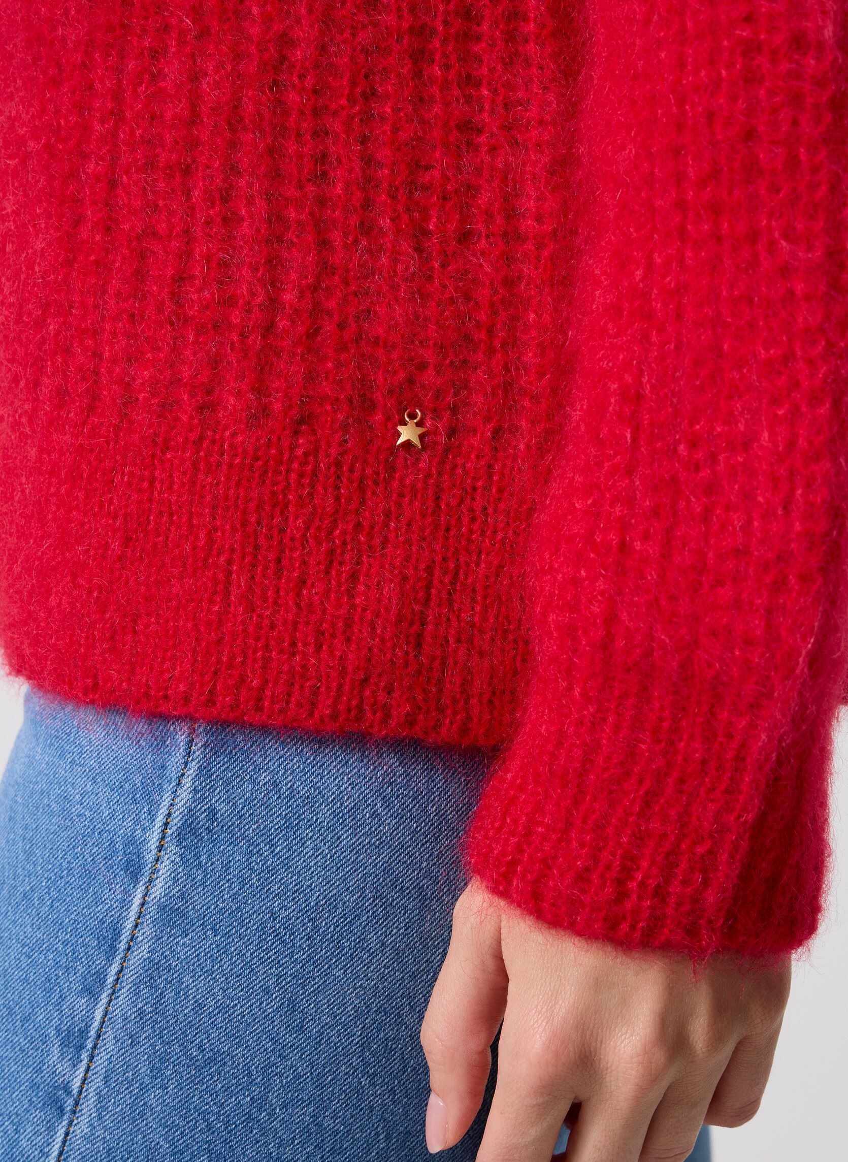 Pullover Charlie damen rot Des Petits Hauts Pullover Charlie damen rot Carmin