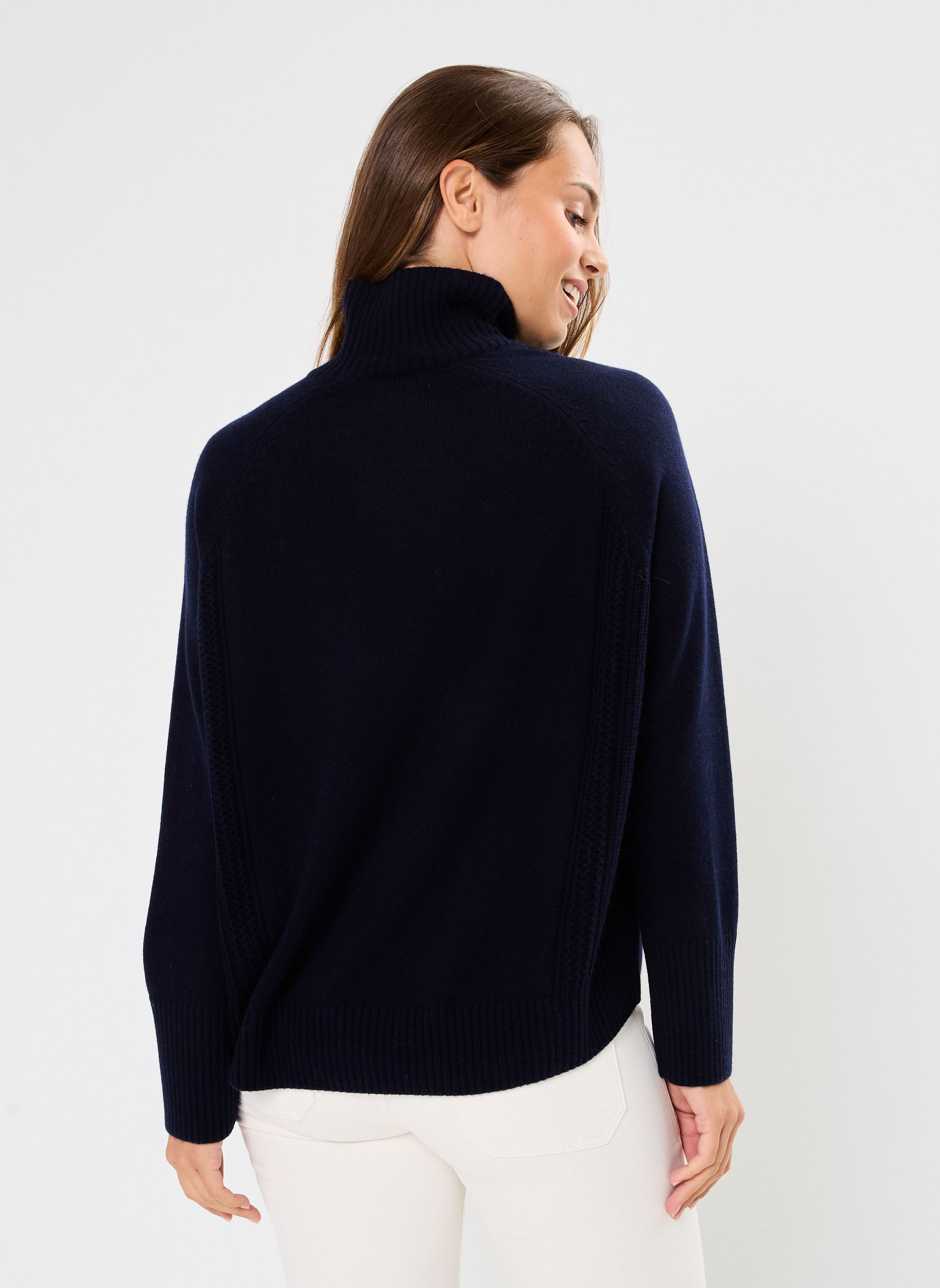 Truien Aramis dames blauw Des Petits Hauts Truien Aramis dames blauw MARINE