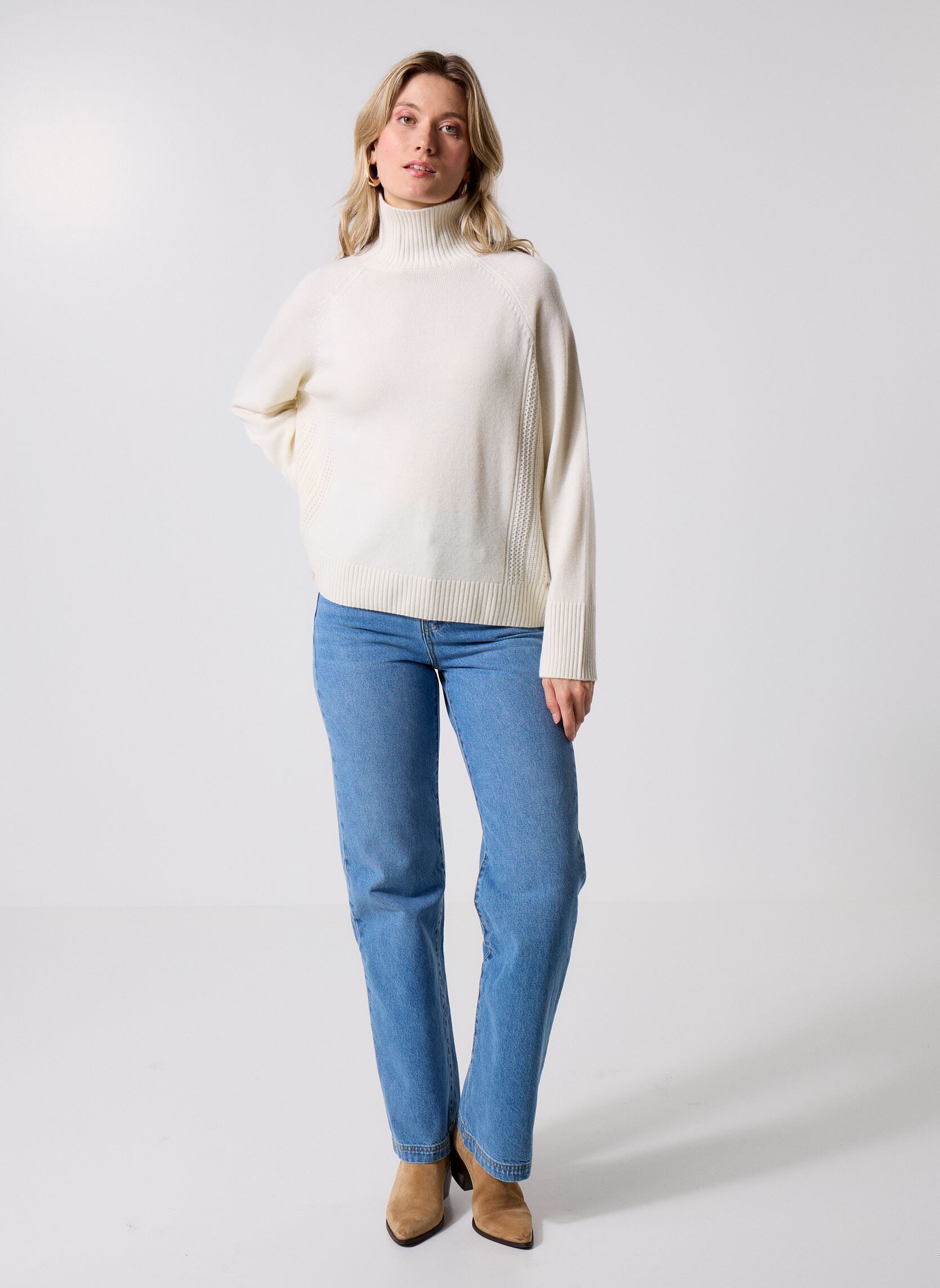 Maglioni Aramis donna bianco Des Petits Hauts Maglioni Aramis donna bianco CREME