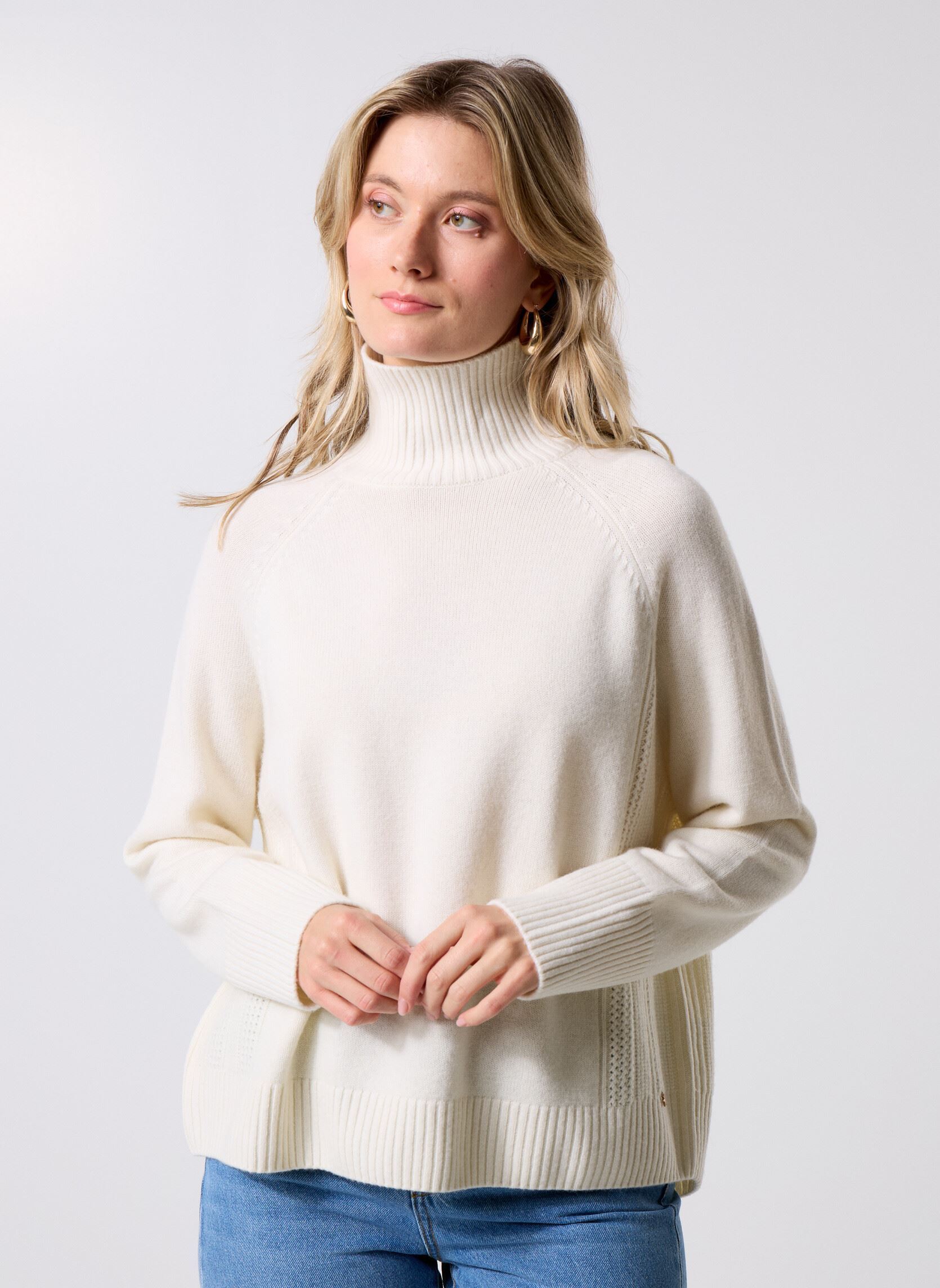 Maglioni Aramis donna bianco Des Petits Hauts Maglioni Aramis donna bianco CREME