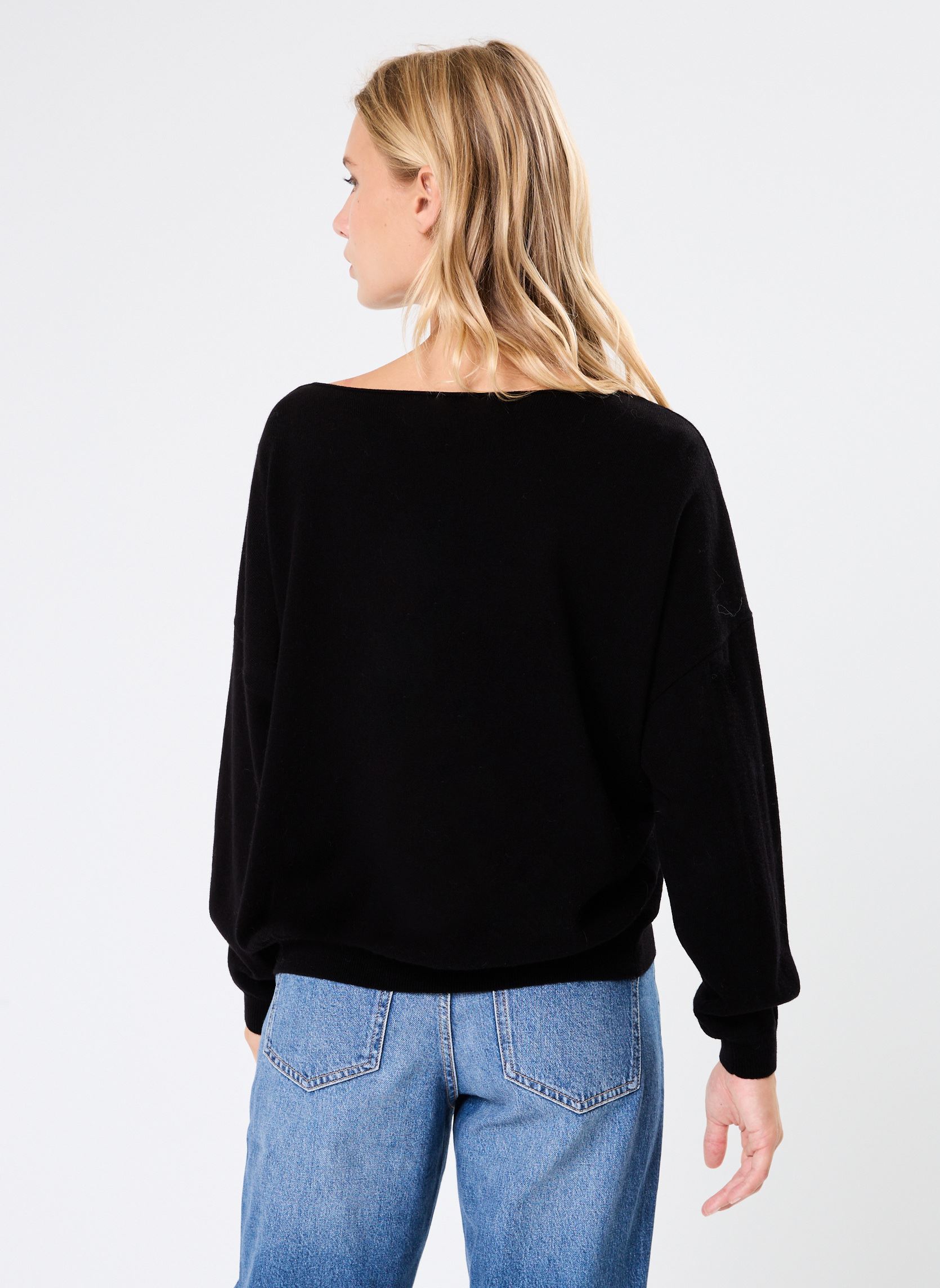 Truien Aragone dames zwart Des Petits Hauts Truien Aragone dames zwart NOIR