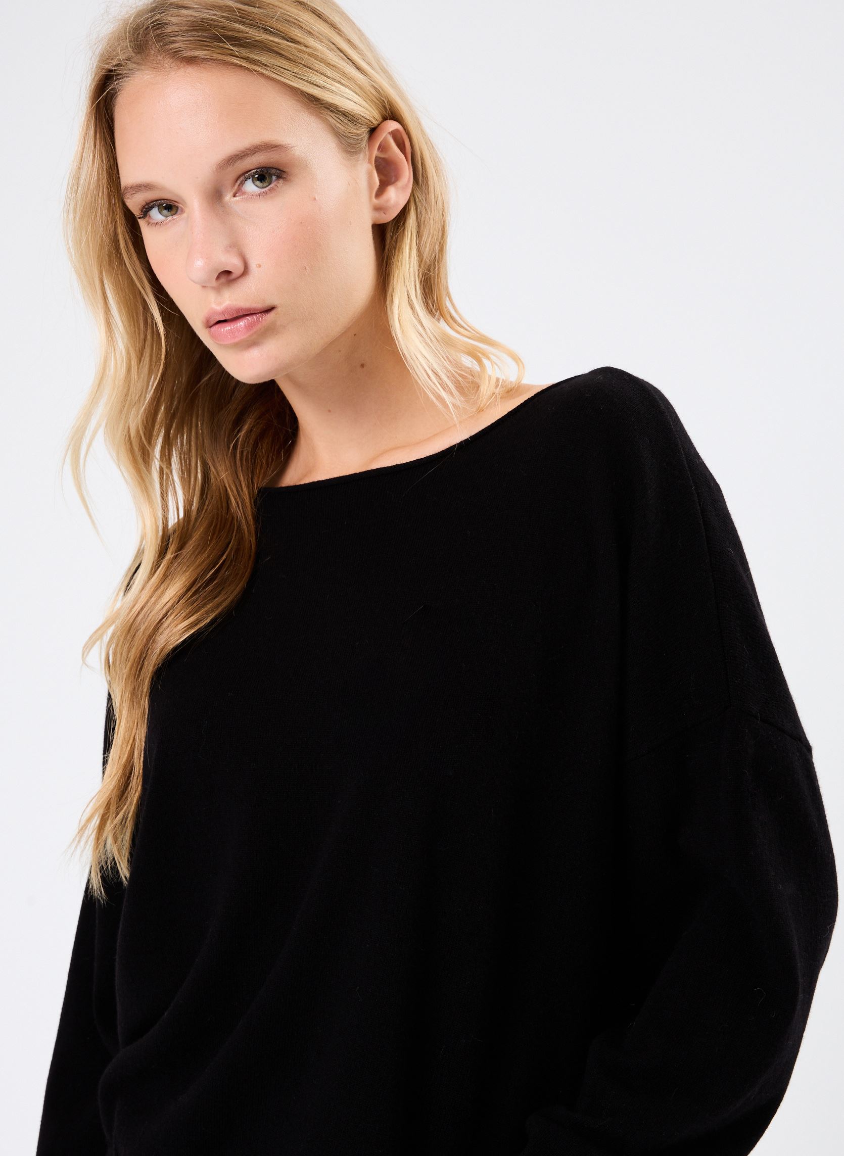 Truien Aragone dames zwart Des Petits Hauts Truien Aragone dames zwart NOIR