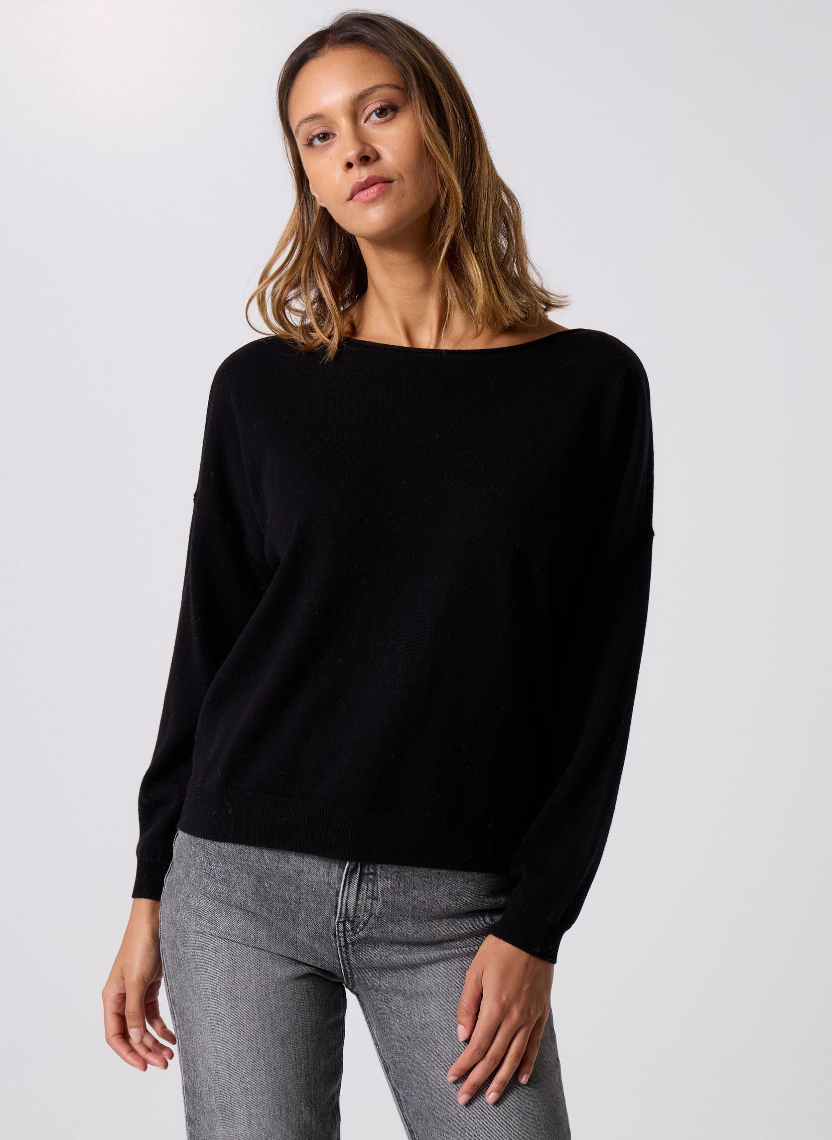 Pulls Aragone femme noir Des Petits Hauts Pulls Aragone femme noir Noir new
