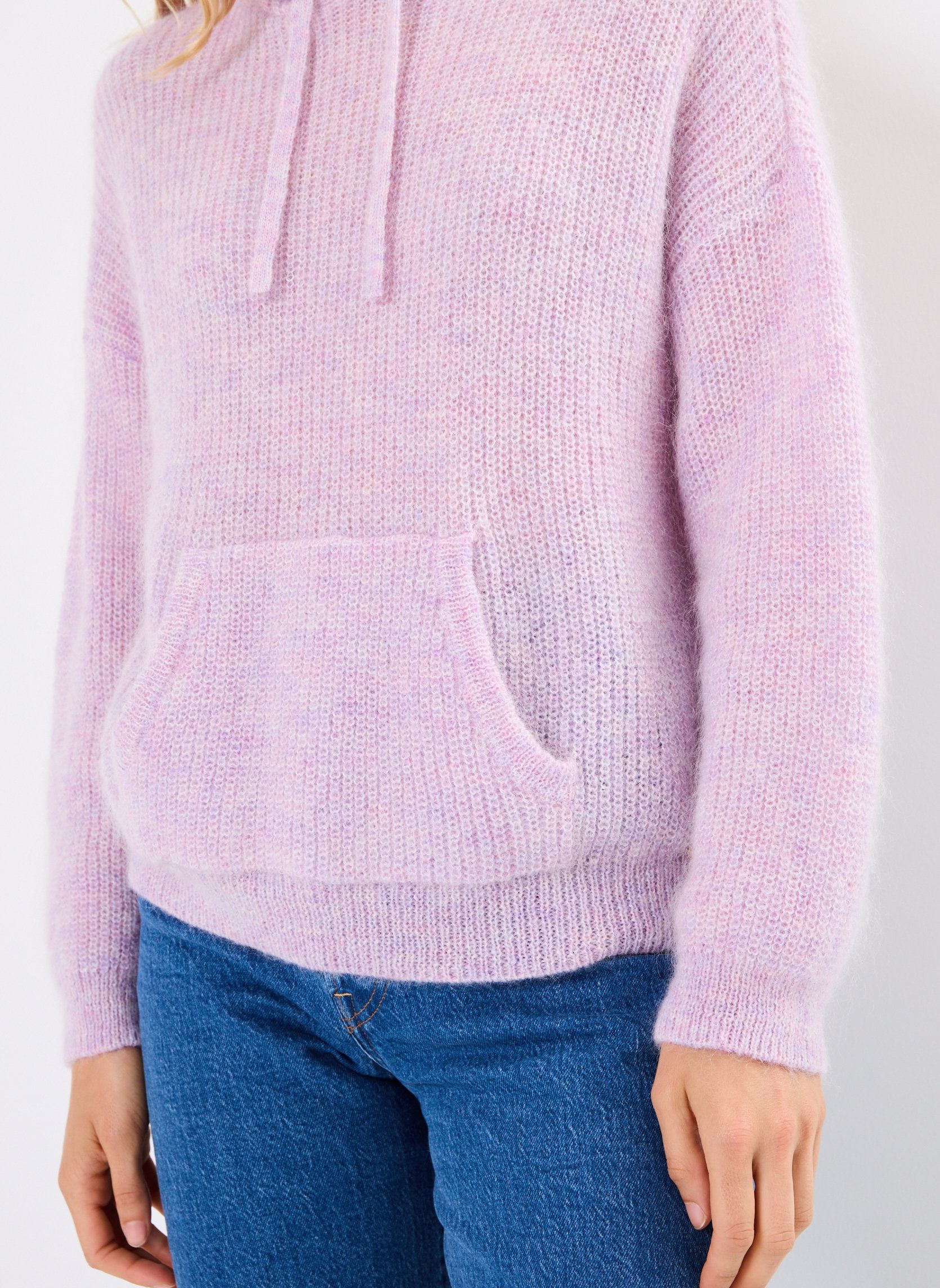 Kapuzenpullover Bulotte damen violett Des Petits Hauts Kapuzenpullover Bulotte damen violett Petale Chine