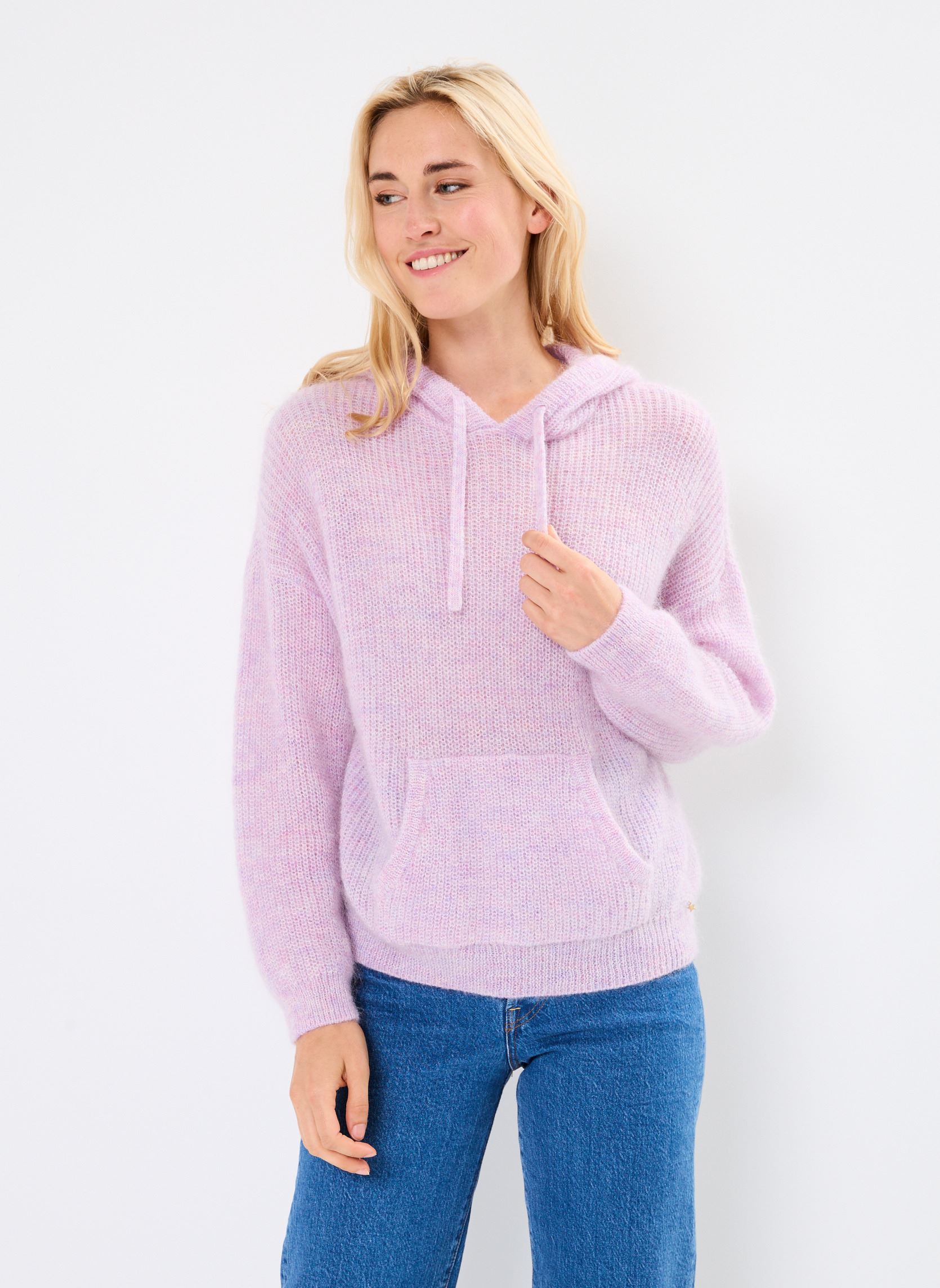 Kapuzenpullover Bulotte damen violett Des Petits Hauts Kapuzenpullover Bulotte damen violett Petale Chine