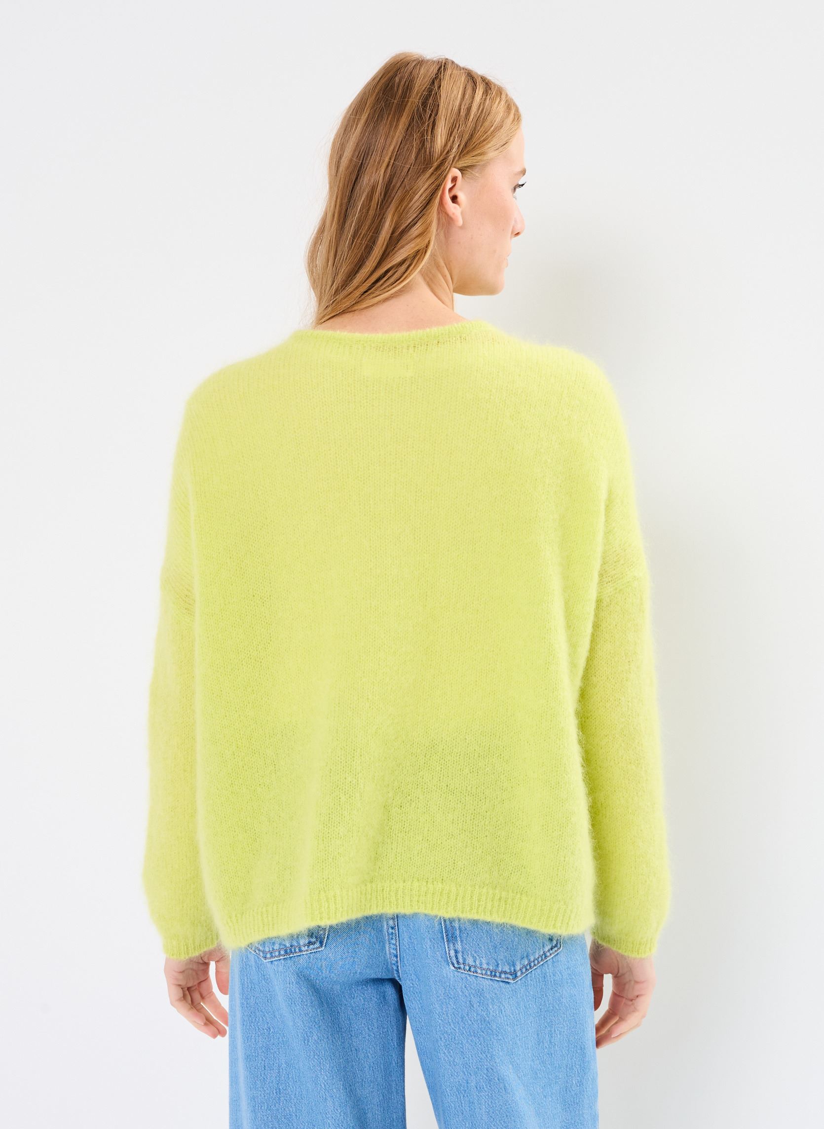 Strickjacken und Westen Bea damen gelb Des Petits Hauts Strickjacken und Westen Bea damen gelb Luciole