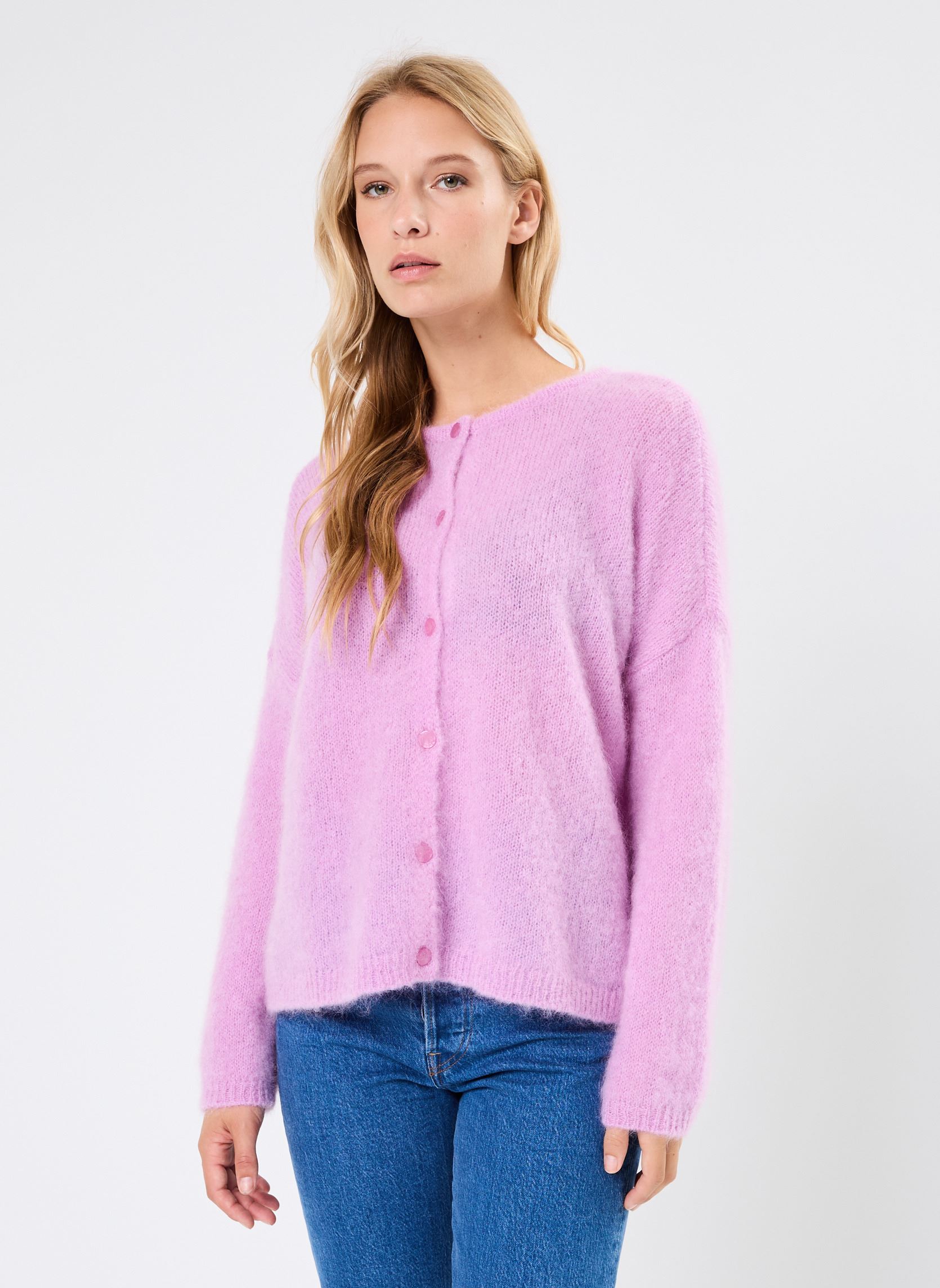 Gilets Bea femme rose Des Petits Hauts Gilets Bea femme rose Blossom