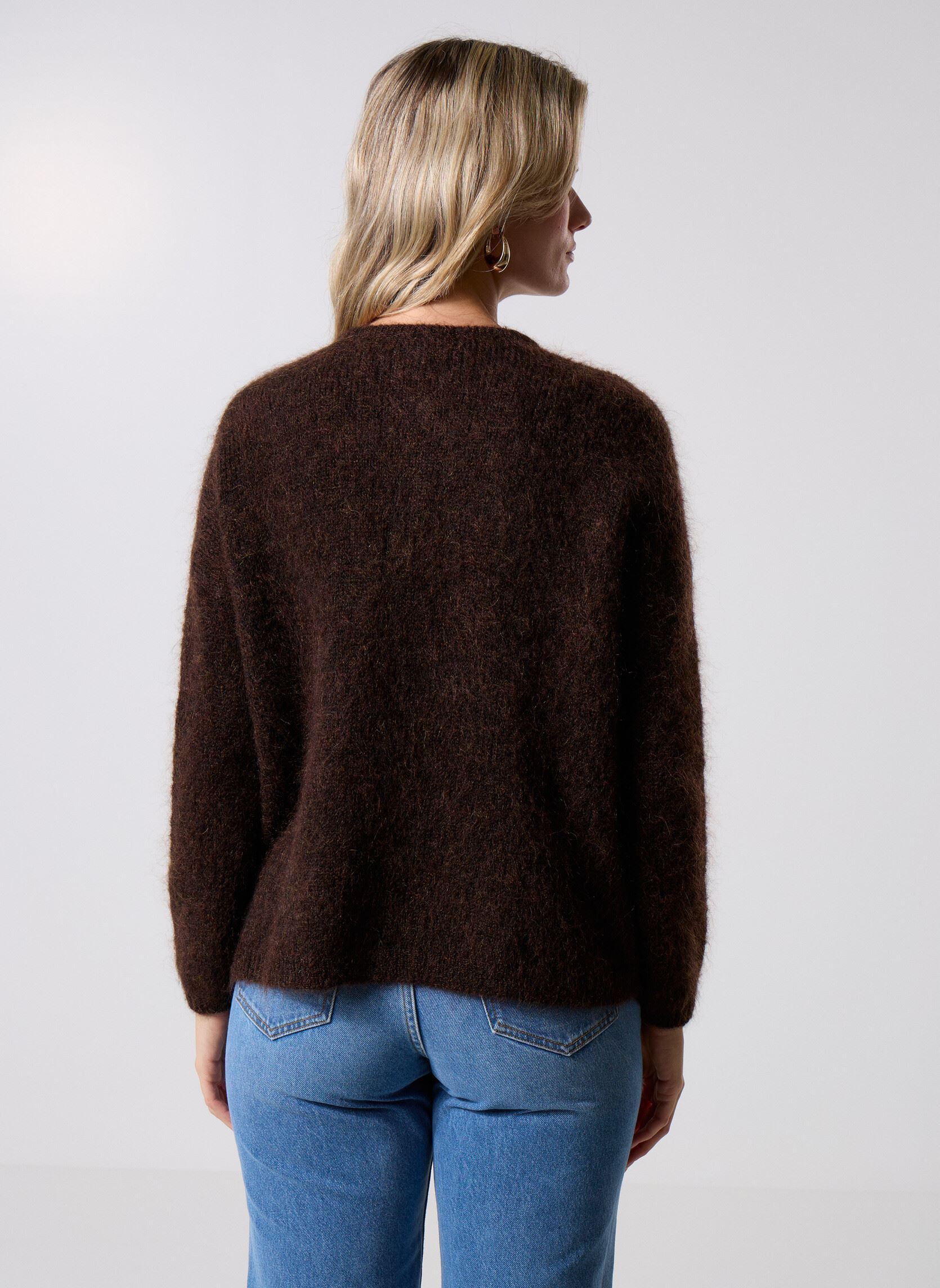 Strickjacken und Westen Bea damen braun Des Petits Hauts Strickjacken und Westen Bea damen braun Coffee