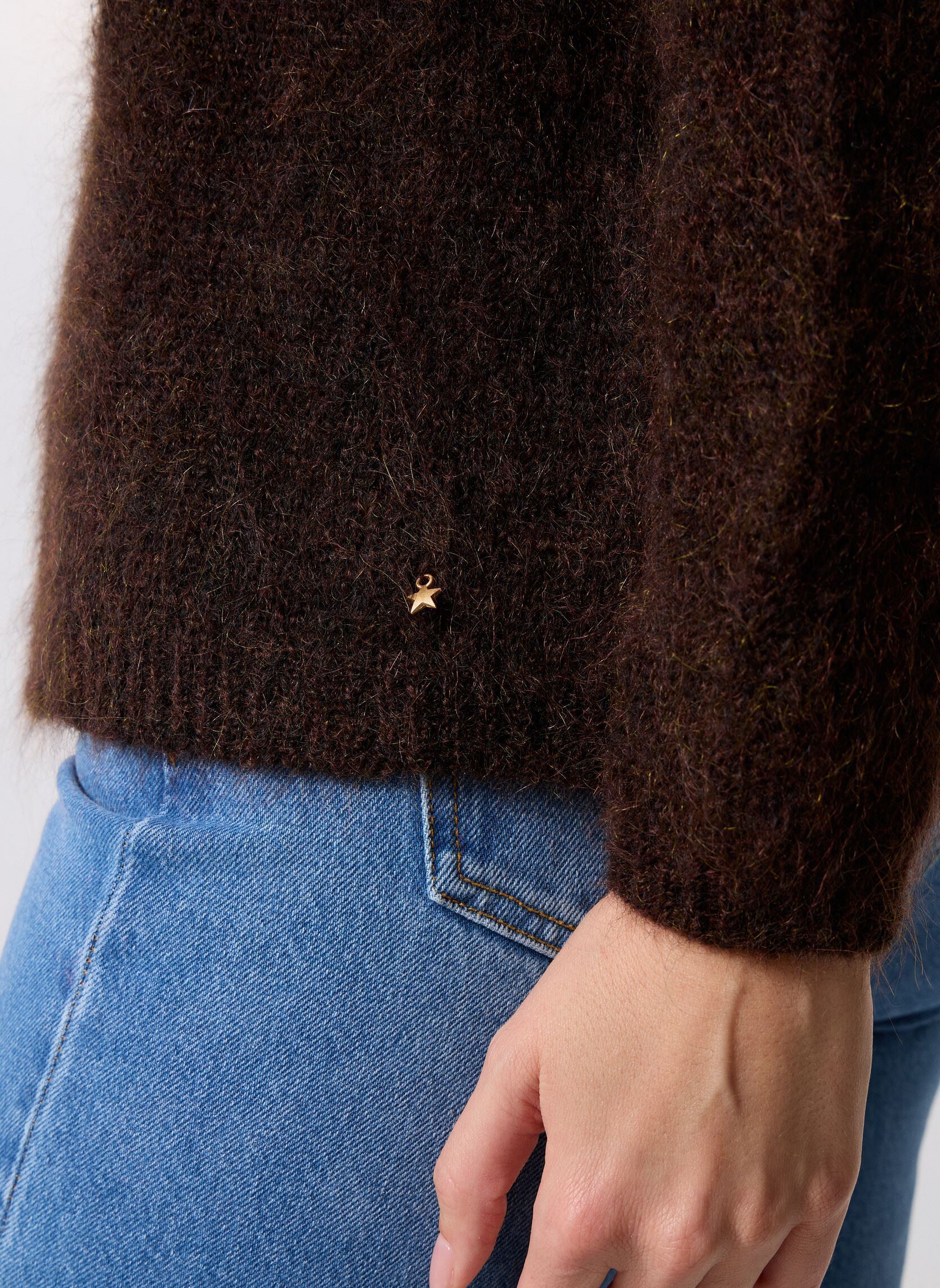 Strickjacken und Westen Bea damen braun Des Petits Hauts Strickjacken und Westen Bea damen braun Coffee