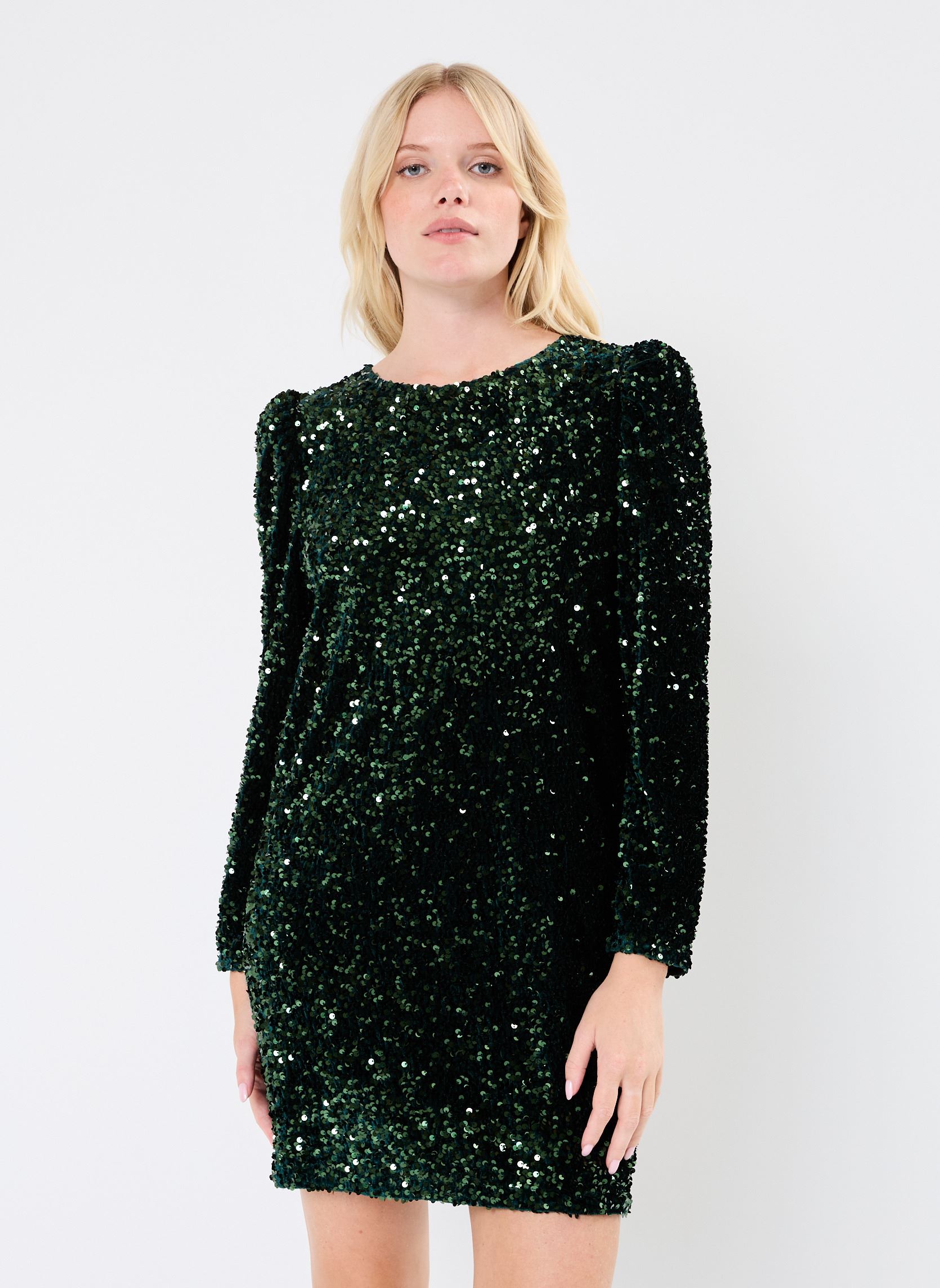 Jurken Ysoline dames groen Des Petits Hauts Jurken Ysoline dames groen EPICEA