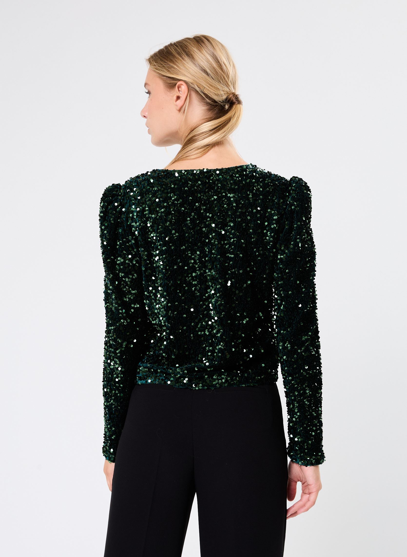 Langarm-Blusen Jackson damen grün Des Petits Hauts Langarm-Blusen Jackson damen grün EPICEA