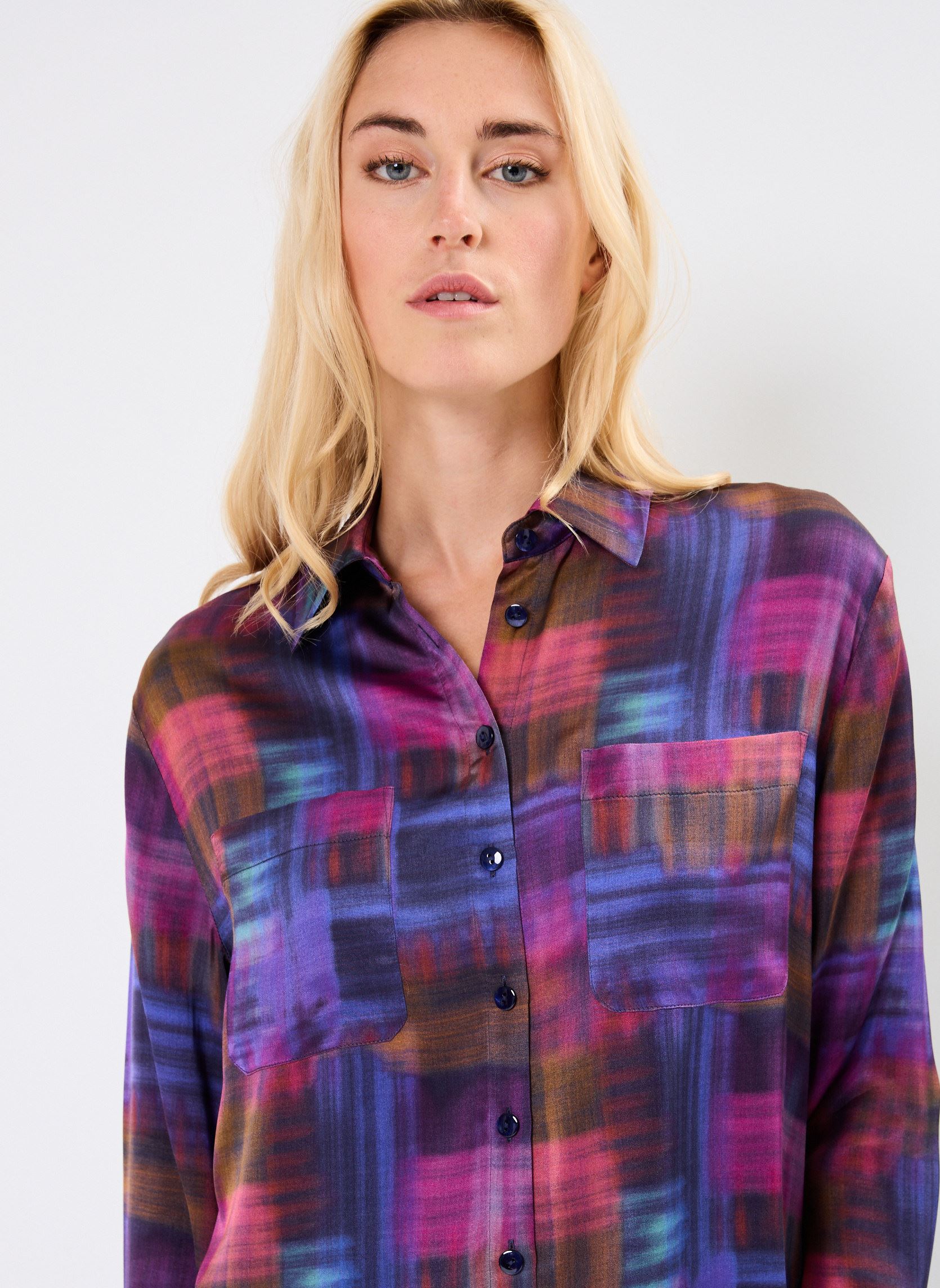 Chemises manches longues Evan femme multicolore Des Petits Hauts Chemises manches longues Evan femme multicolore Anoki