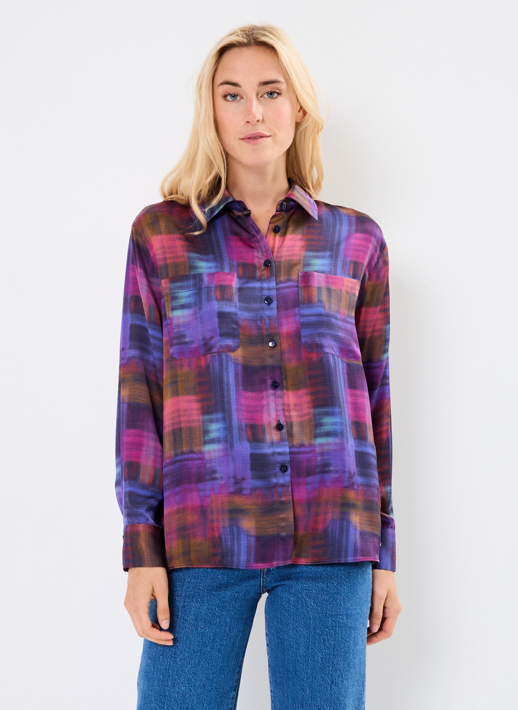 Chemises manches longues Evan femme multicolore Des Petits Hauts Chemises manches longues Evan femme multicolore Anoki