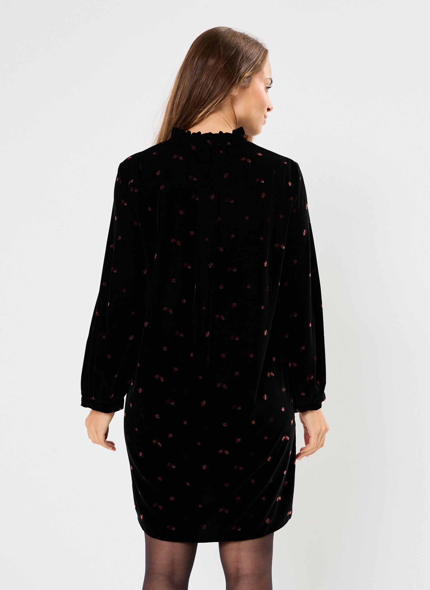 Kleider Tim damen schwarz Des Petits Hauts Kleider Tim damen schwarz Bloom