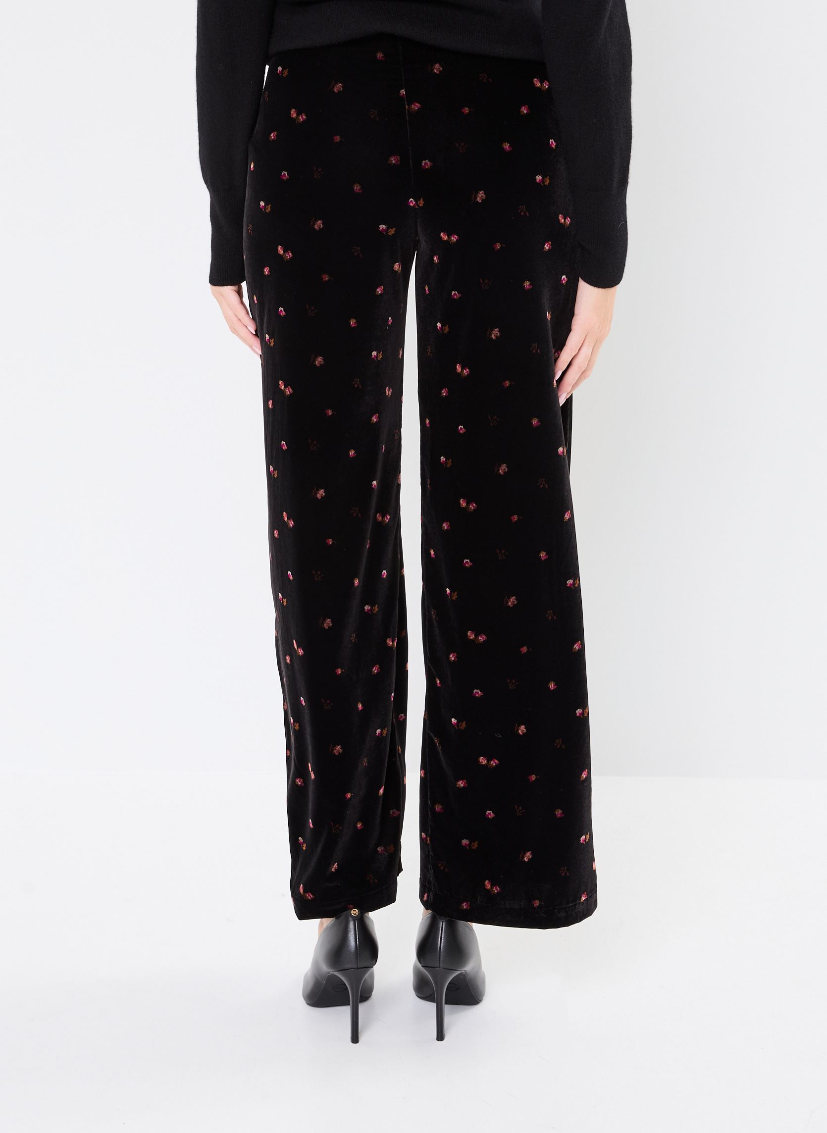Pantalons larges Timisti femme noir Des Petits Hauts Pantalons larges Timisti femme noir BLOOM
