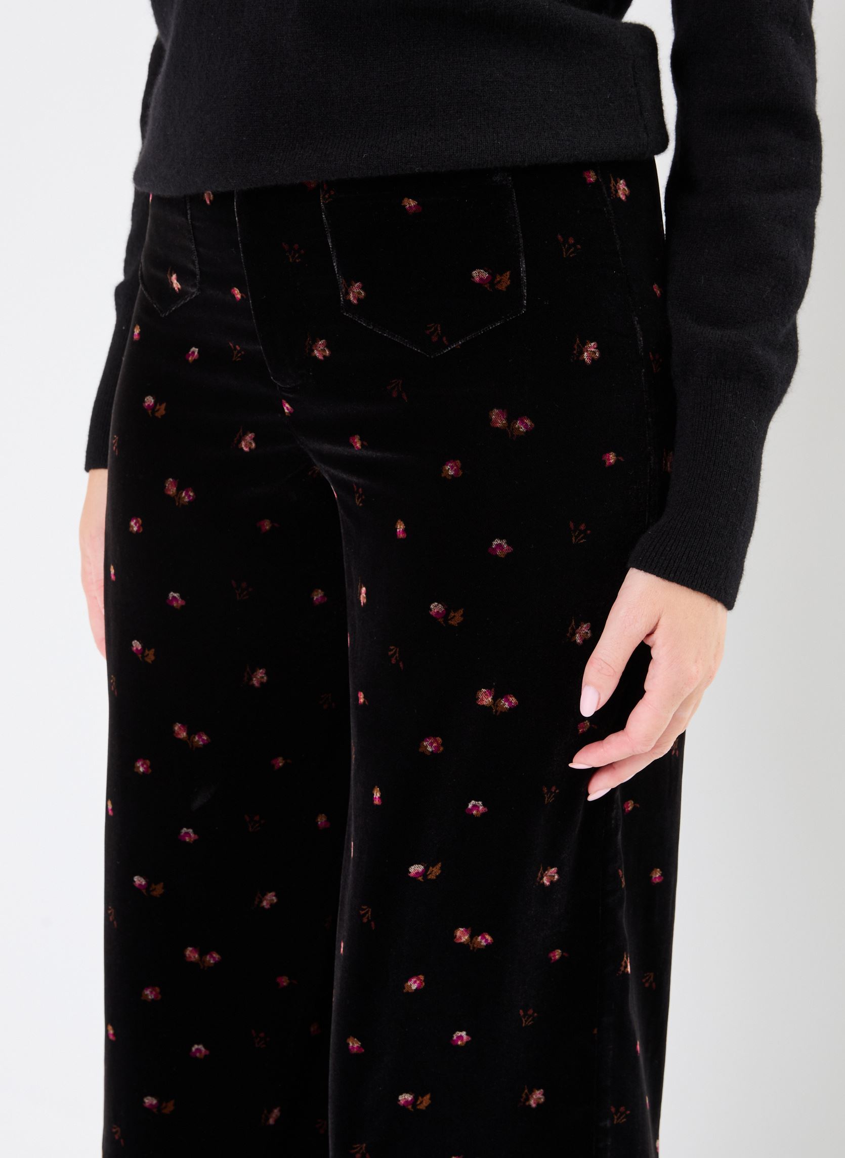 Pantalons larges Timisti femme noir Des Petits Hauts Pantalons larges Timisti femme noir BLOOM