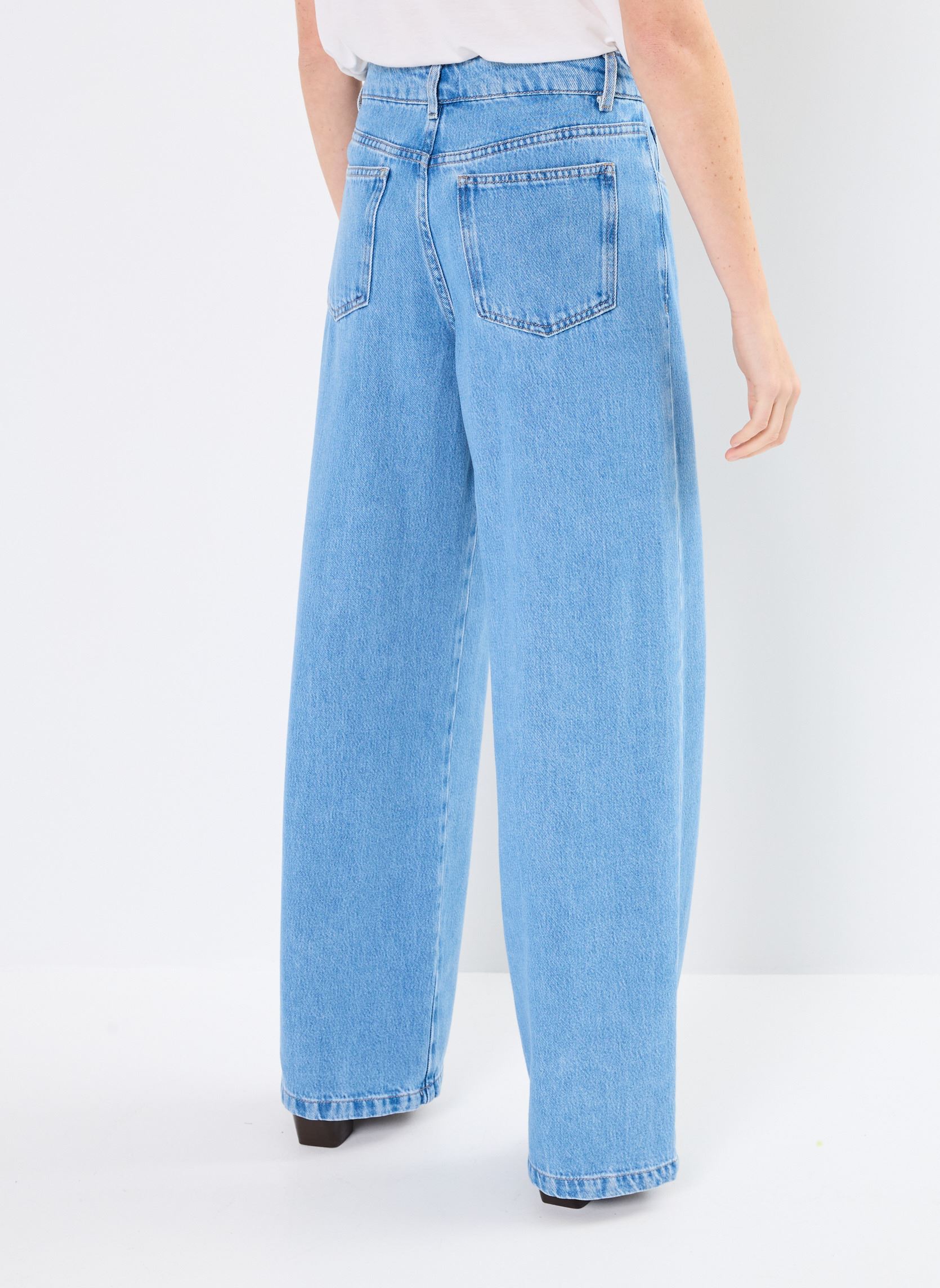 Weite Jeans Louela damen blau Des Petits Hauts Weite Jeans Louela damen blau Bleach