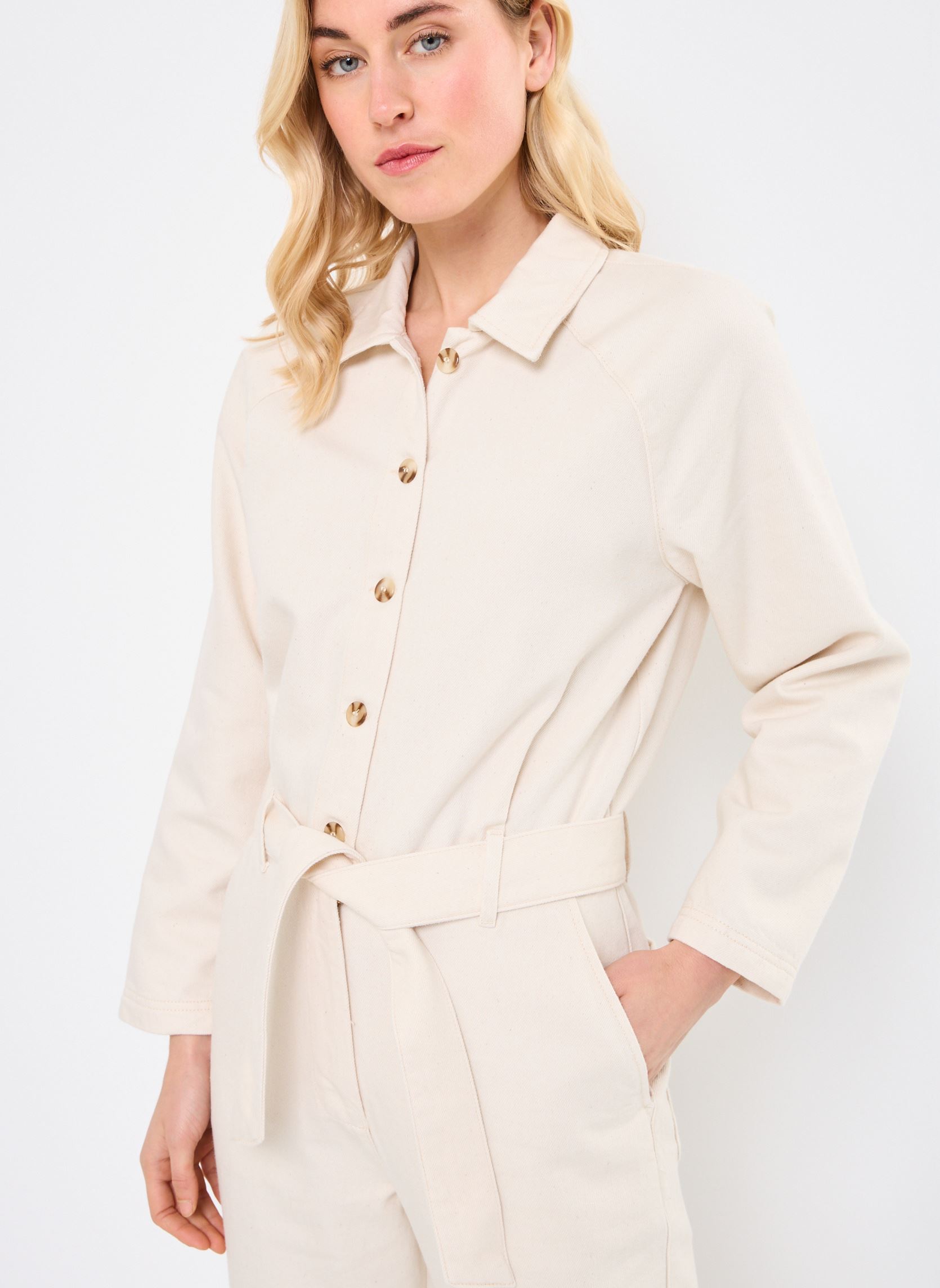 Jumpsuits Loustik damen beige Des Petits Hauts Jumpsuits Loustik damen beige Ecru