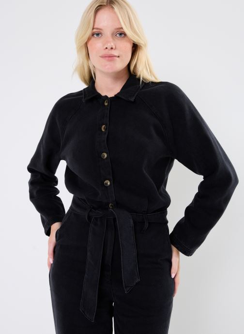 Cache Cache Veste En Jean Noir CintrÃ©e Femme Chemise Noire CintrÃ