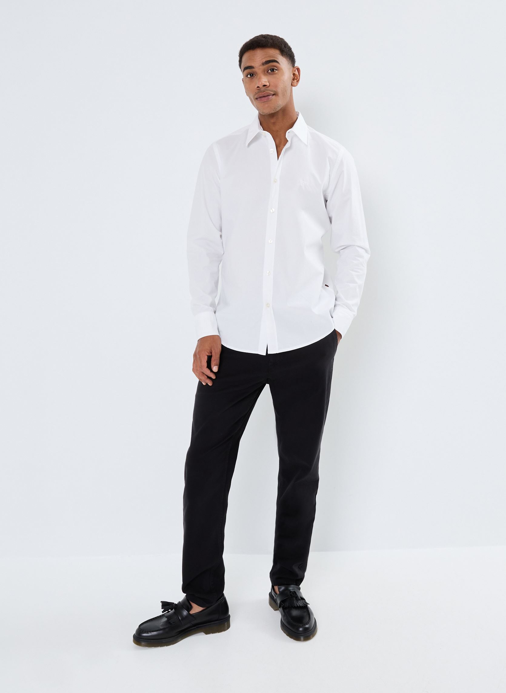 Hemden Relegant_6_M herren weiß BOSS Hemden Relegant_6_M herren weiß 100-White