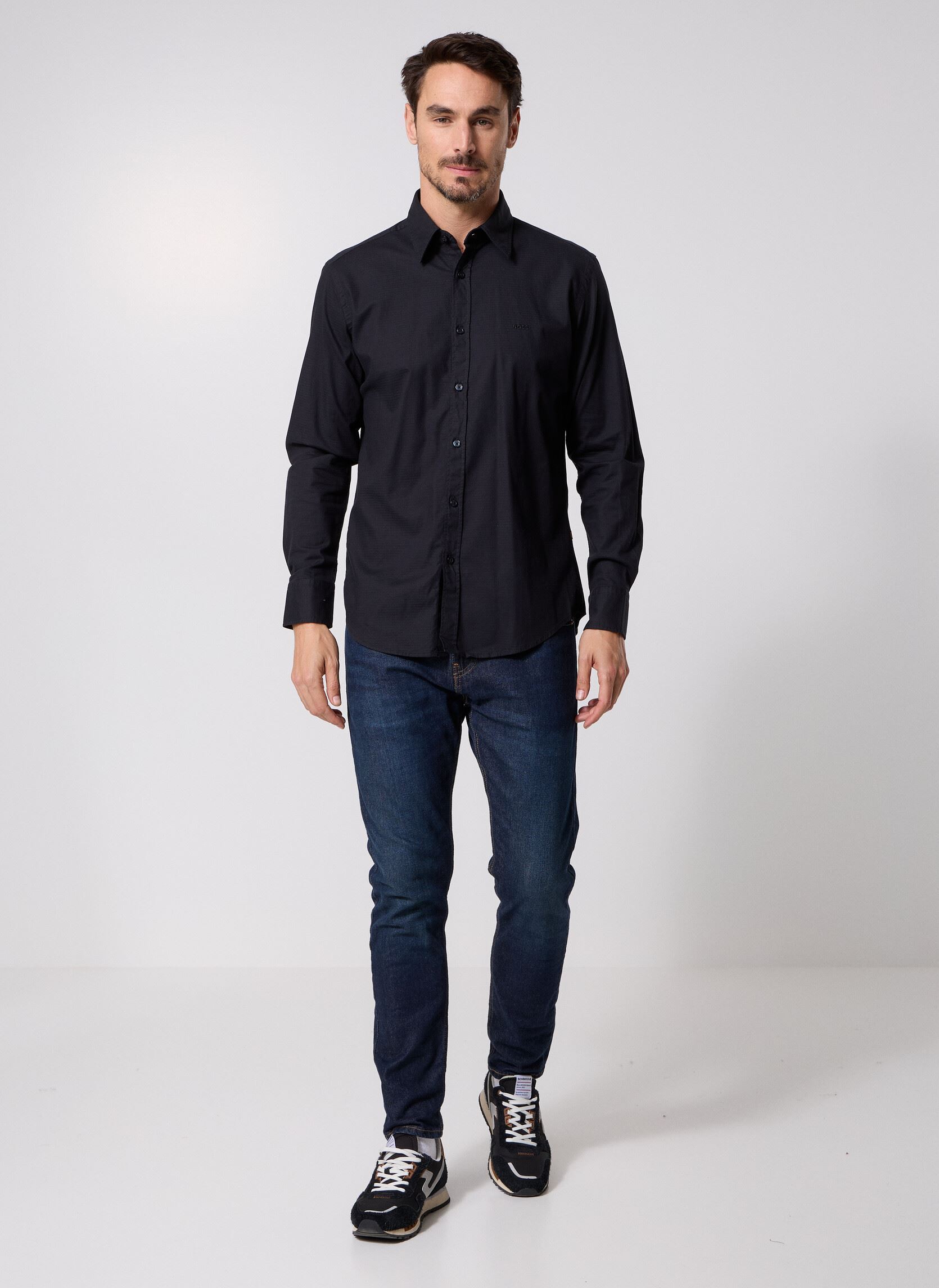 Chemises Relegant_6_M homme noir BOSS Chemises Relegant_6_M homme noir 001