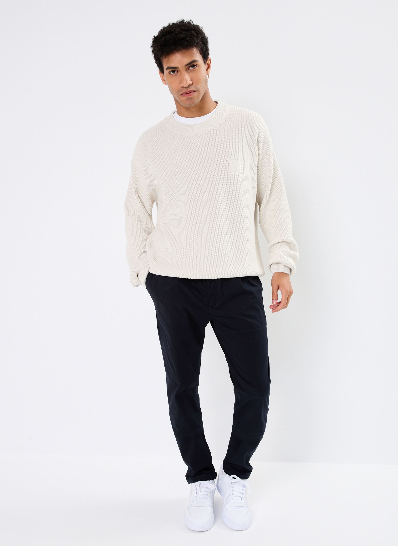 Pullover Acircolo herren weiß BOSS Pullover Acircolo herren weiß 131-OPEN WHITE
