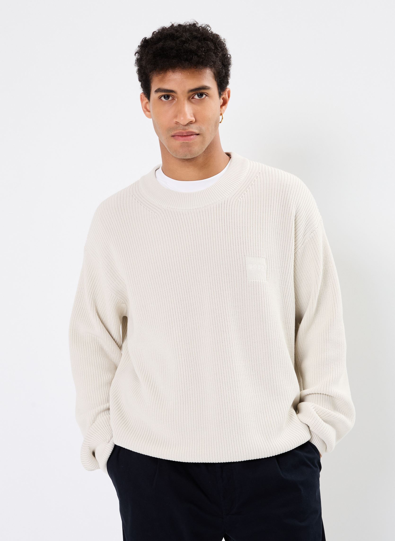 Pullover Acircolo herren weiß BOSS Pullover Acircolo herren weiß 131-OPEN WHITE