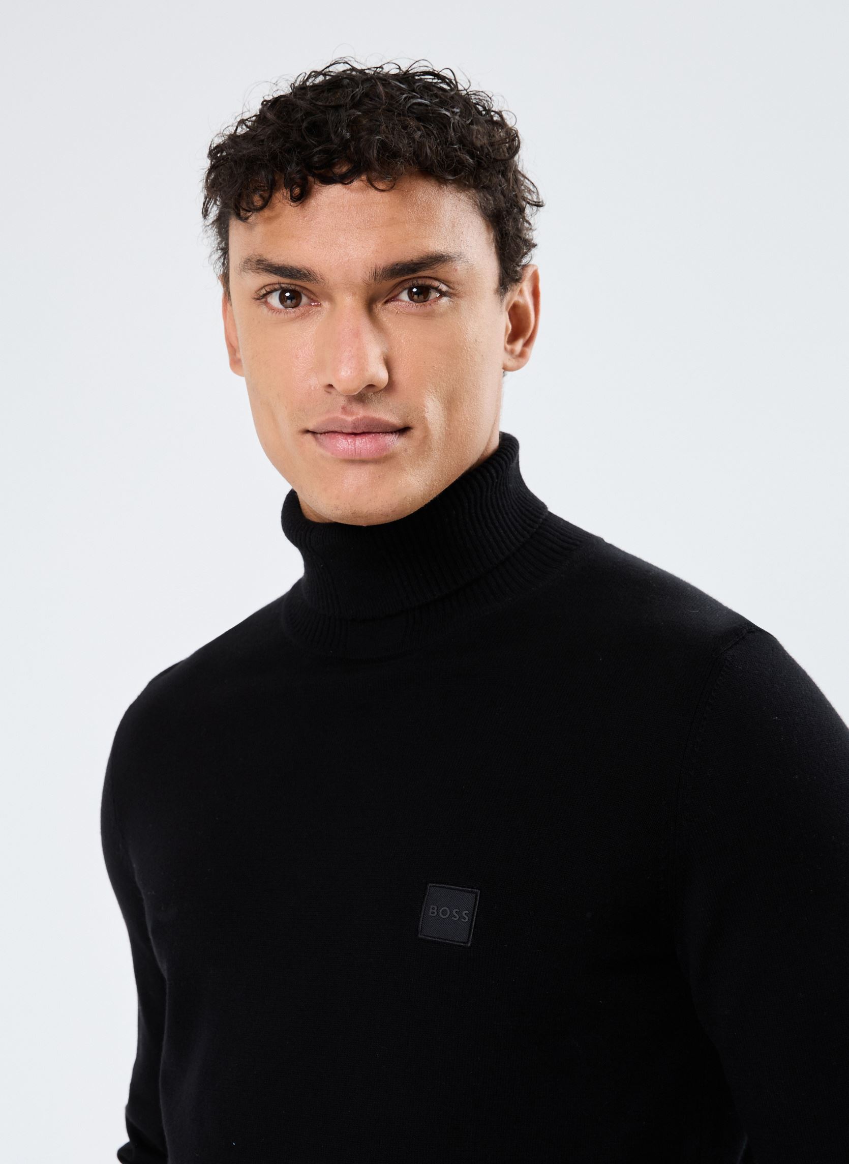 Pulls Akiro_S homme noir BOSS Pulls Akiro_S homme noir 001-BLACK