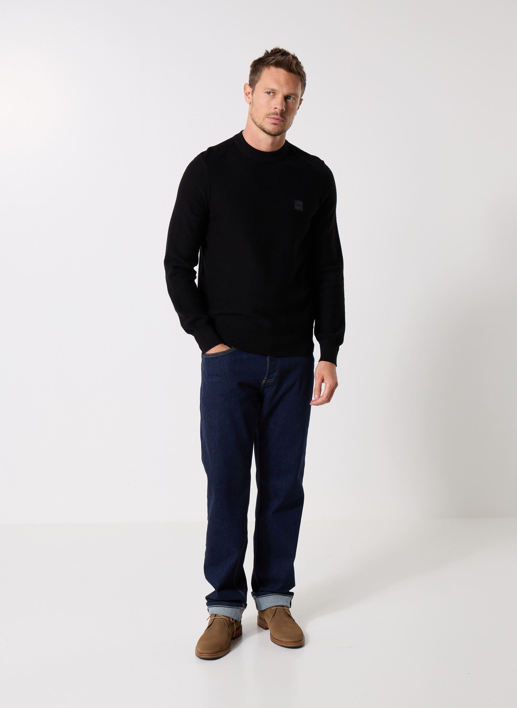 Pullover Anion_S herren schwarz BOSS Pullover Anion_S herren schwarz 001