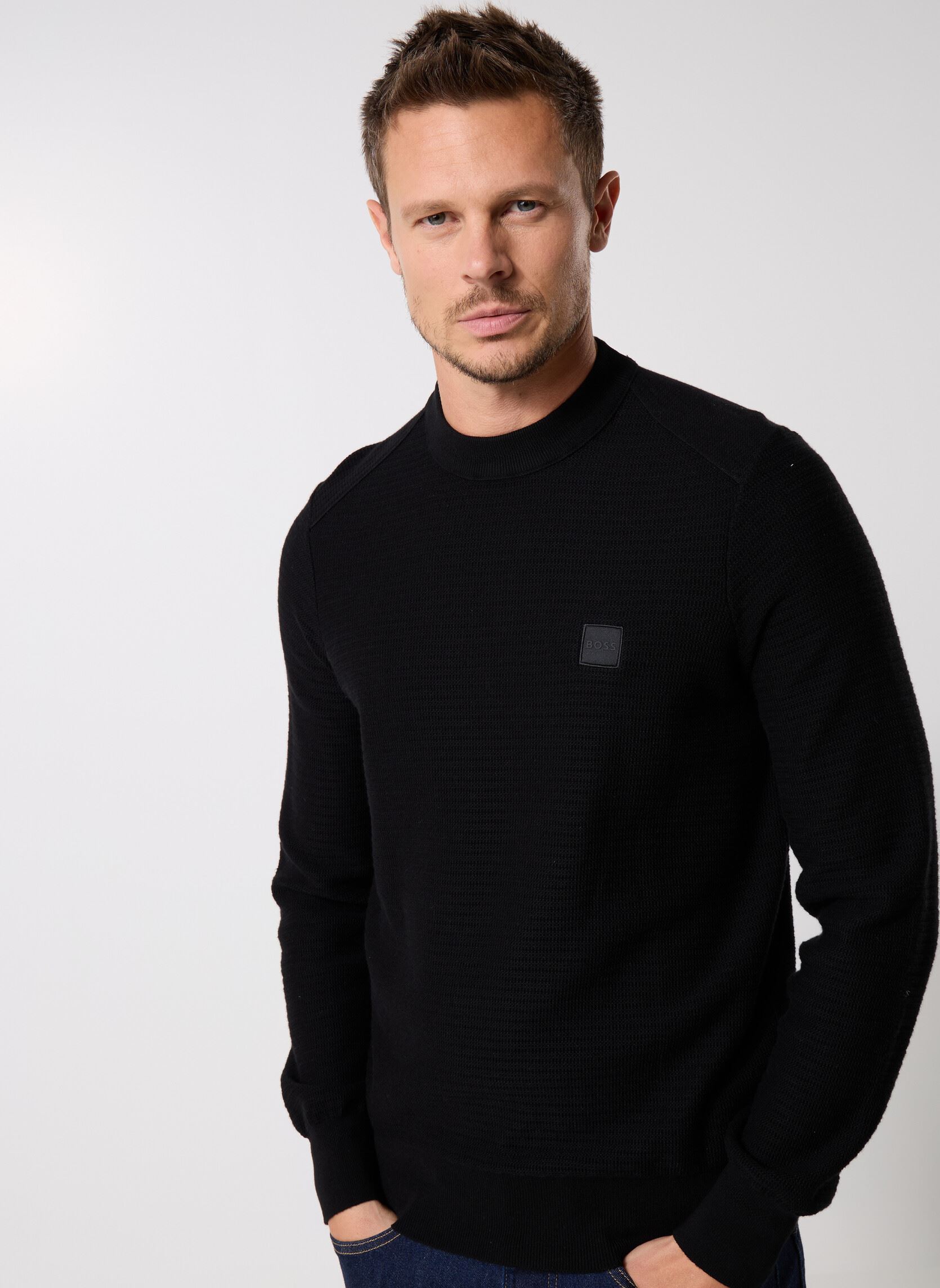 Sweat shirt BOSS Pull Anion EU - vue 2