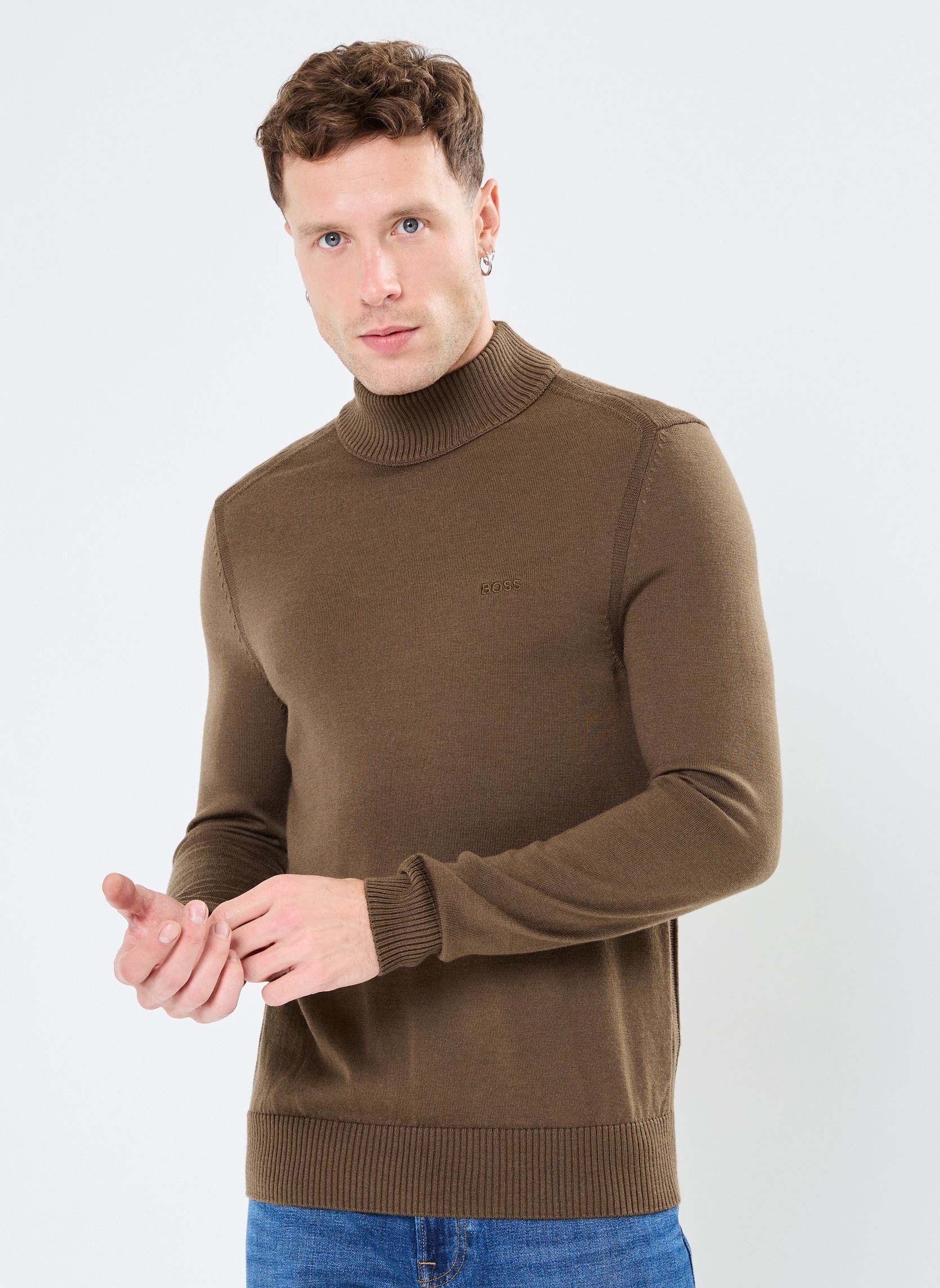 Pullover Avac_M herren braun BOSS Pullover Avac_M herren braun 368-OPEN GREEN