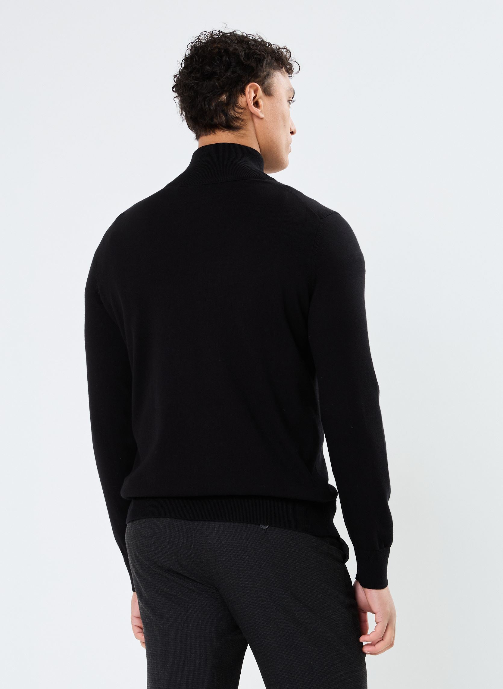 Pulls Kanobix_S homme noir BOSS Pulls Kanobix_S homme noir 001-Black