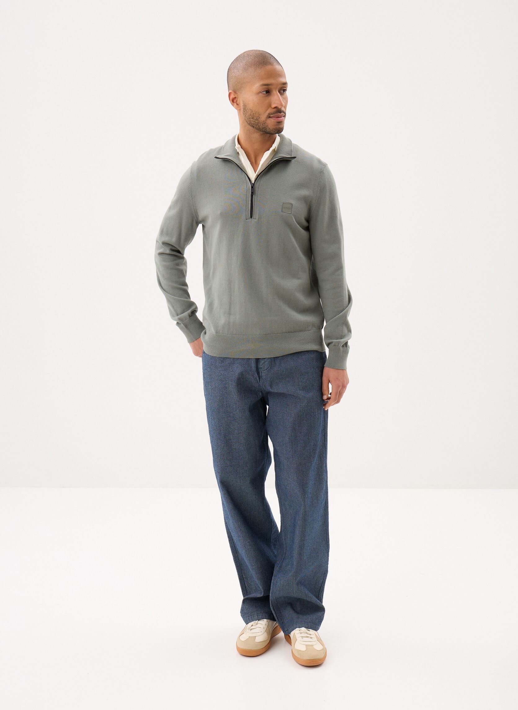 Pullover Kanobix_S herren grün BOSS Pullover Kanobix_S herren grün 076-Open Grey